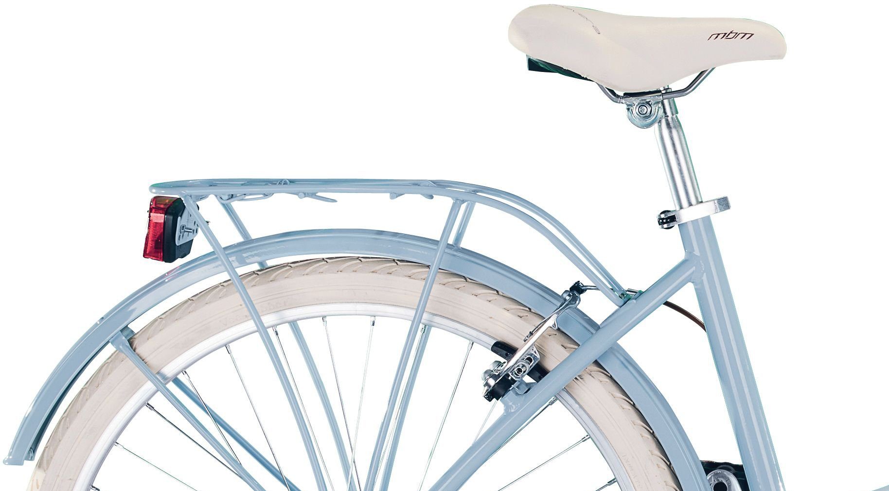 MBM City bike PRIMAVERA, 6-speed Shimano TY300 derailleur, derailleur gears, for women, derailleur gears