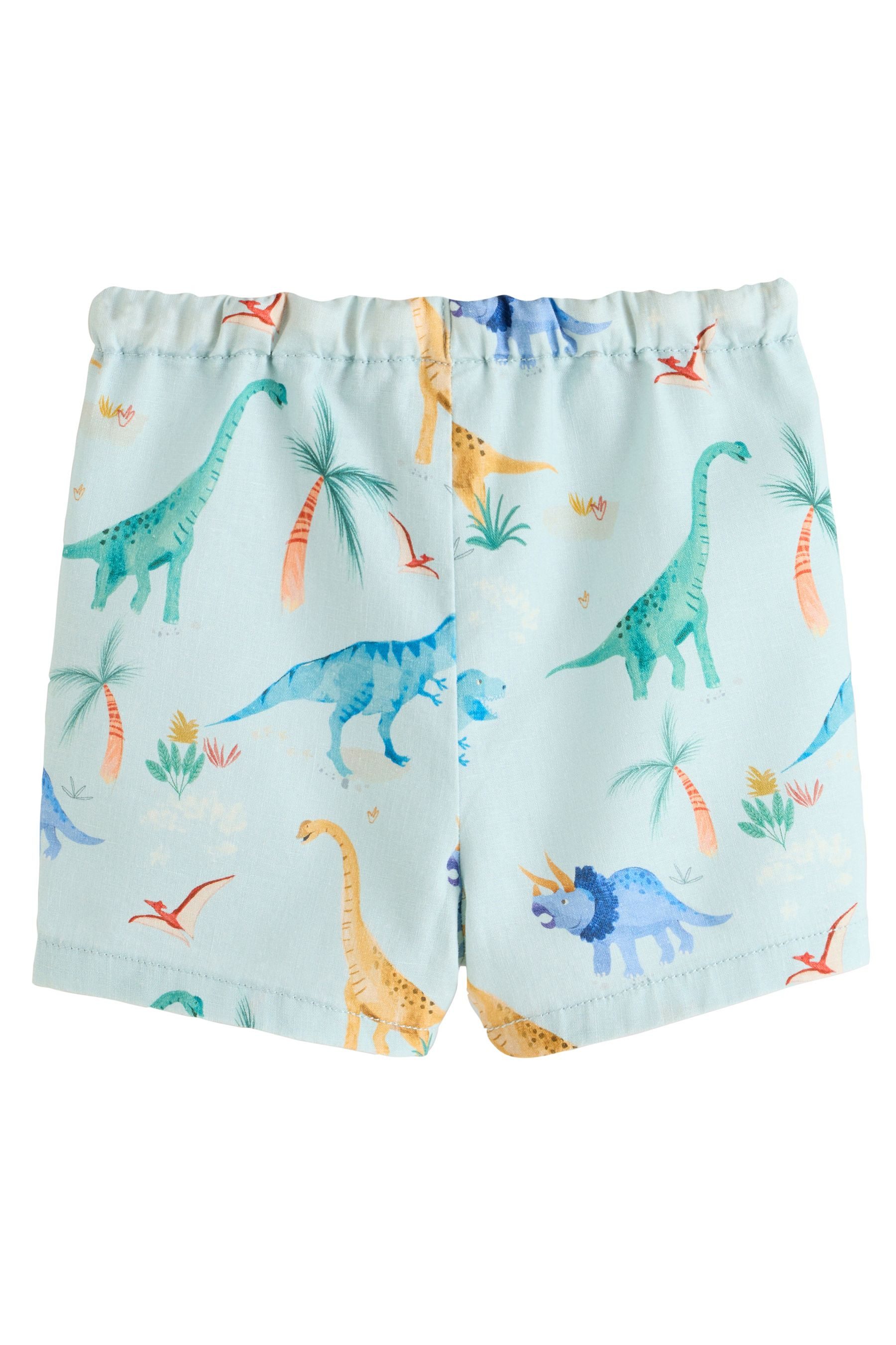 Next Shorts Shorts aus Leinenmischung im 3er-Pack (3-tlg)