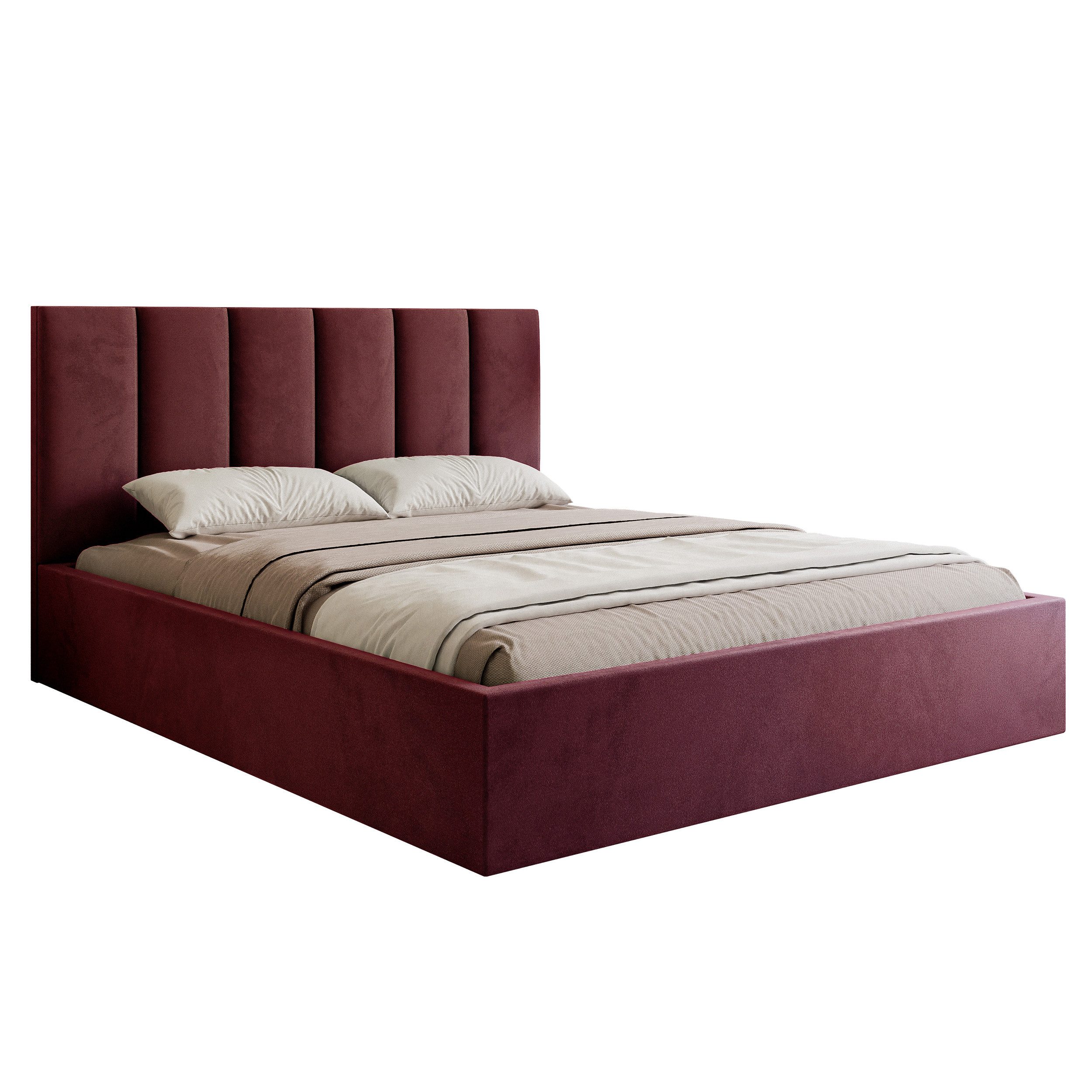 Goldstoff Polsterbett Polsterbett mit Stauraum und günstig online kaufen