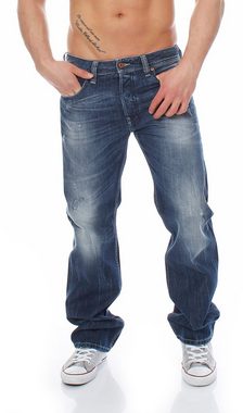 Diesel 5-Pocket-Jeans Diesel Herren Jeans - LARKEE-RELAXED 008B9 5 Pocket Style, Dezenter Used-Look, Länge: inch 32