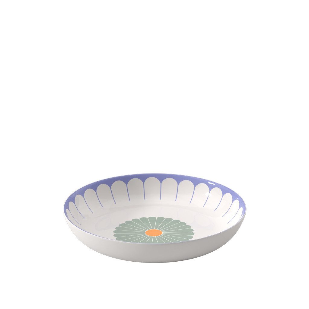 Villeroy & Boch Salatschüssel Fleur couleur Salatschuessel 38x38x7cm, Porzellan, (1-tlg)