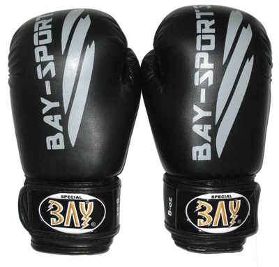 BAY-Sports Боксерські рукавички BlackOrBlack Box-Handschuhe schwarz Boxen Kickboxe