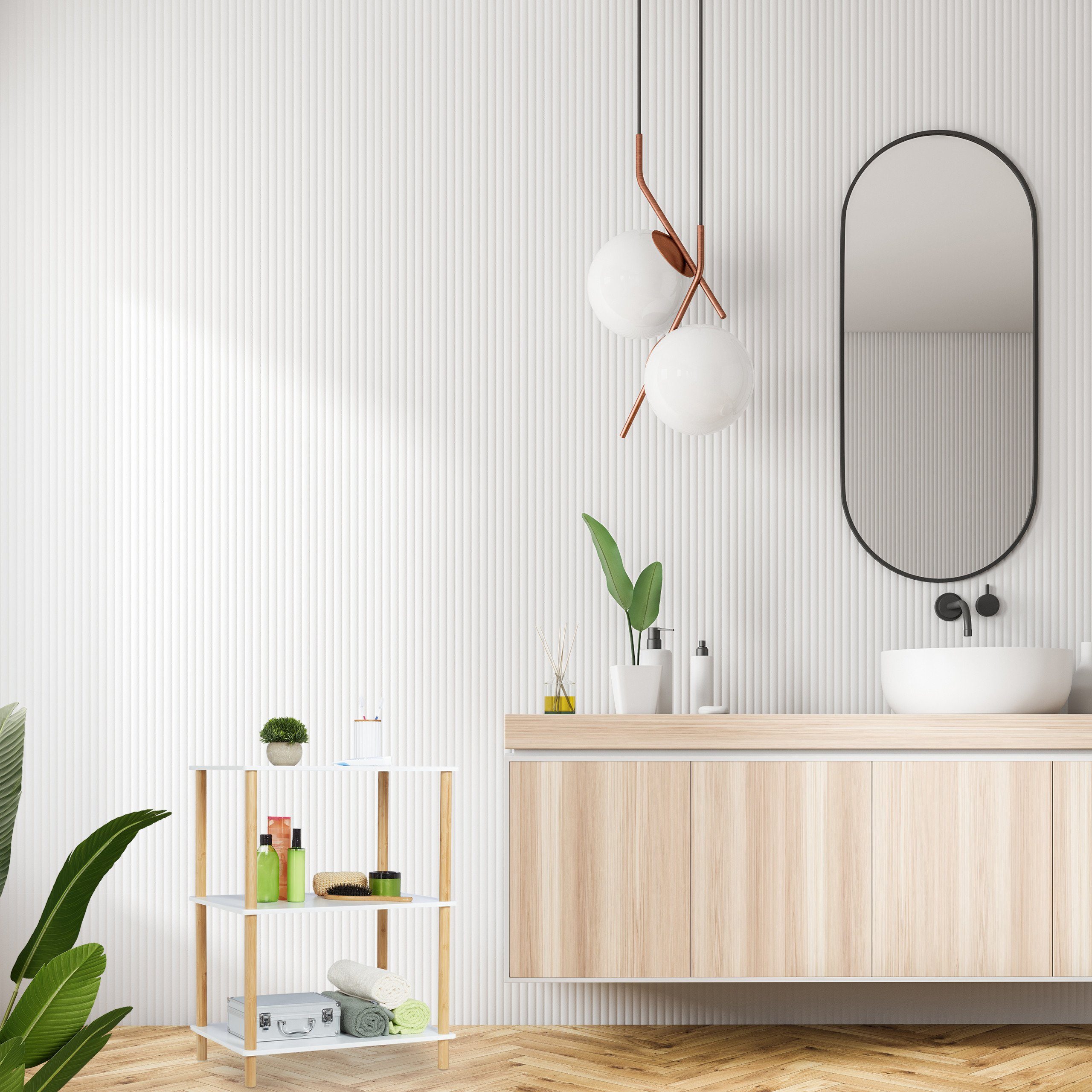 relaxdays Standregal mit 3 Ebene günstig online kaufen