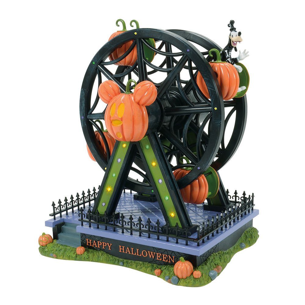 Disney Weihnachtsdorf Mickey Mouse Kürbis Halloween Riesenrad Weihnachtsdorf Lemax Store
