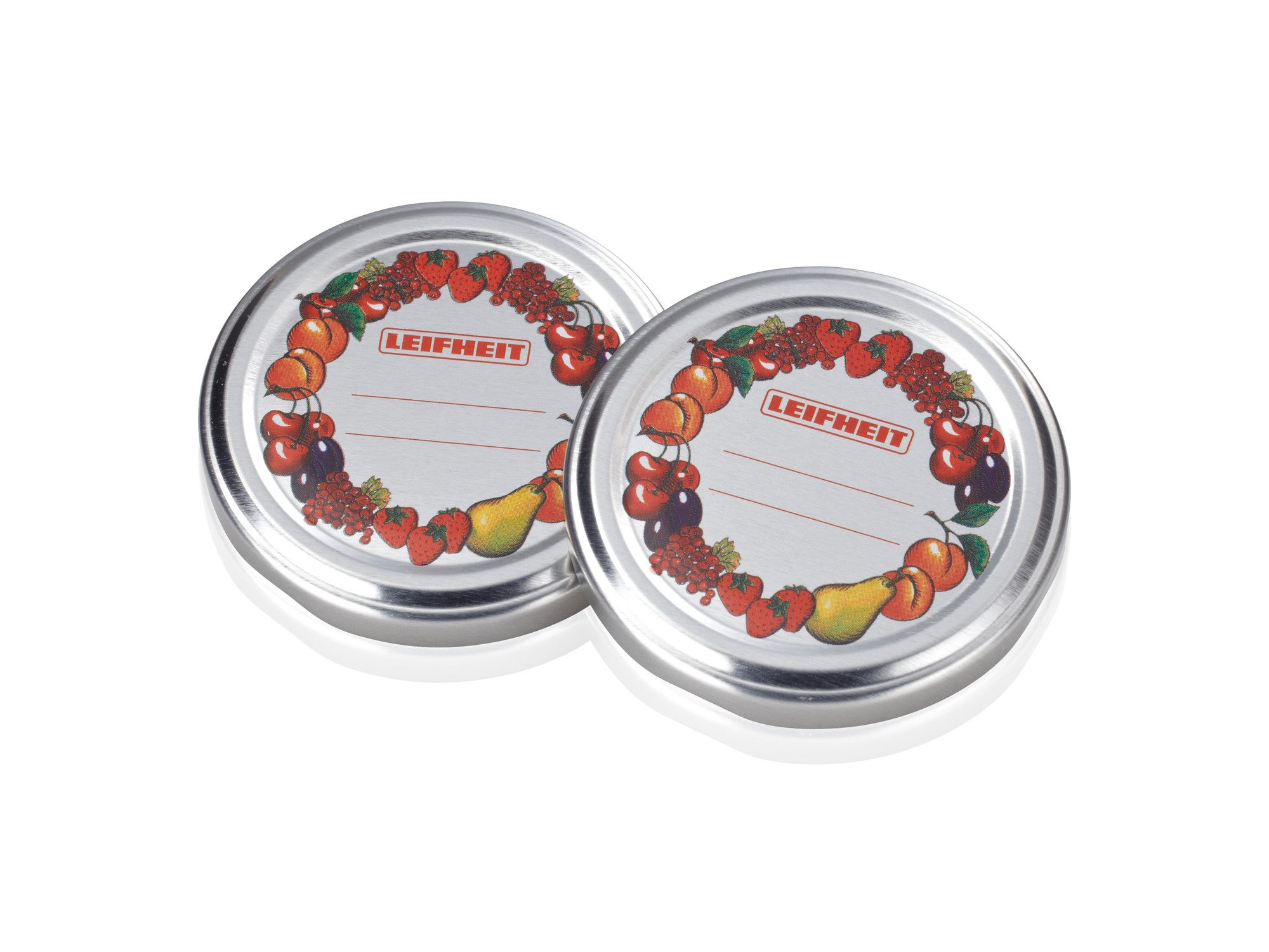 Leifheit Einmachglas Ersatzdeckel Sturzglas 235 ml, Metall, Für Durchmesser 82mm und 235 ml Füllvolumen, zum Beschriften