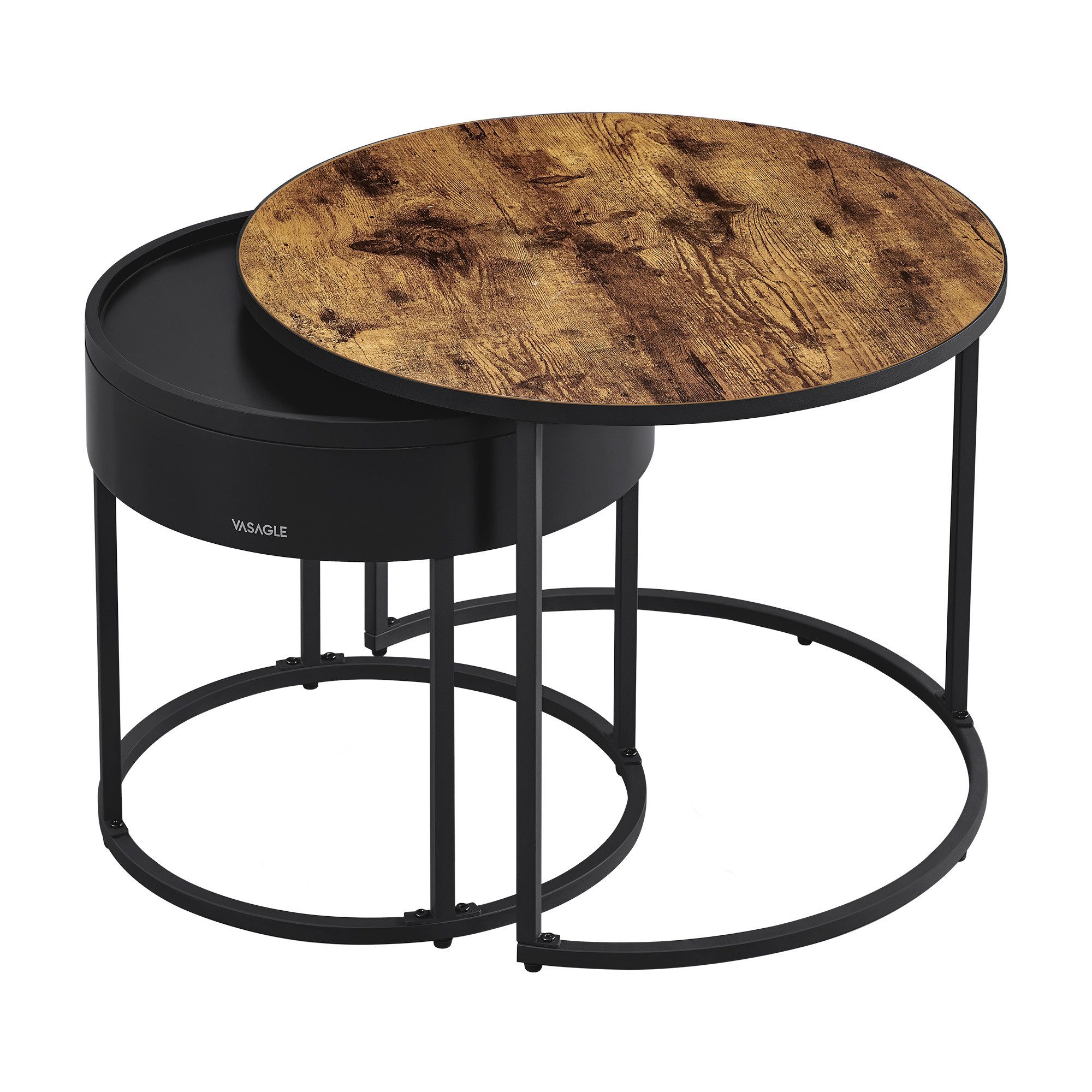 VASAGLE Couchtisch (2er Set), Satztisch für günstig online kaufen