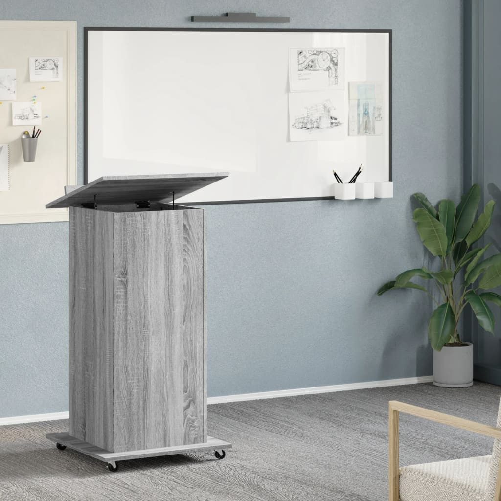 vidaXL Schreibtisch Rednerpult mit Rollen & günstig online kaufen