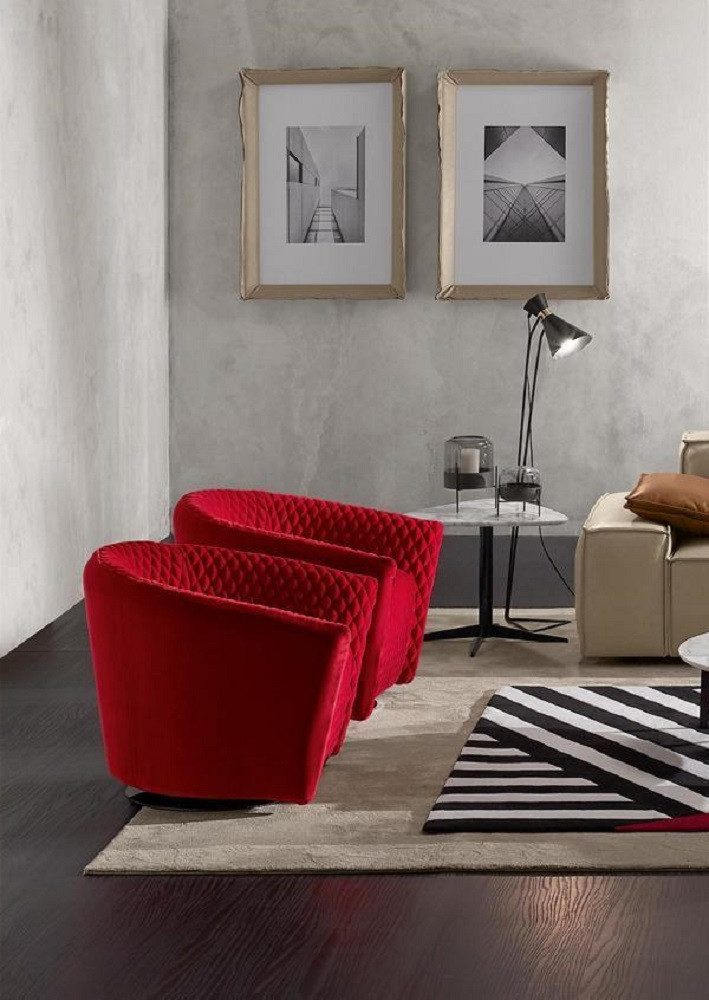 Xlmoebel Chesterfield-Sessel Grauer Chesterfield-Sessel mit Holzgestell und bequemer Polsterung (Sessel), Hergestellt in Europa