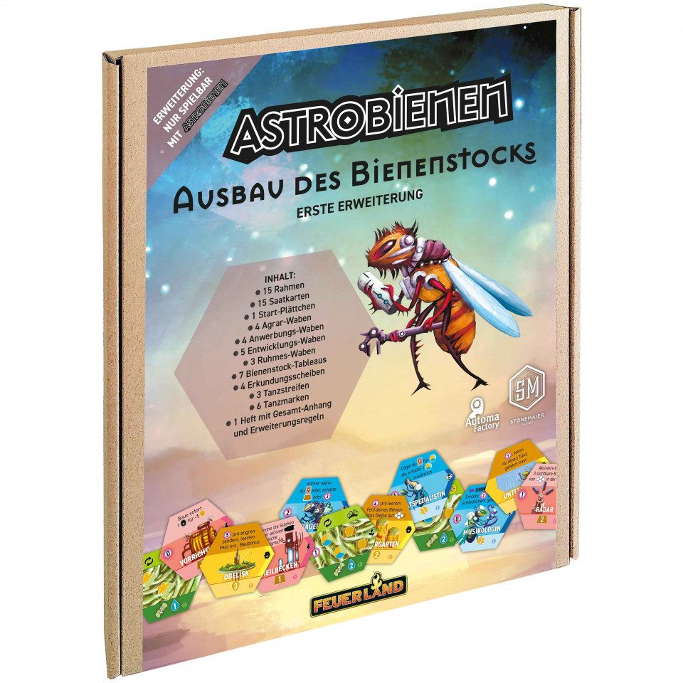 Feuerland Spiel, Astrobienen - Ausbau des Bienenstocks - deutsch