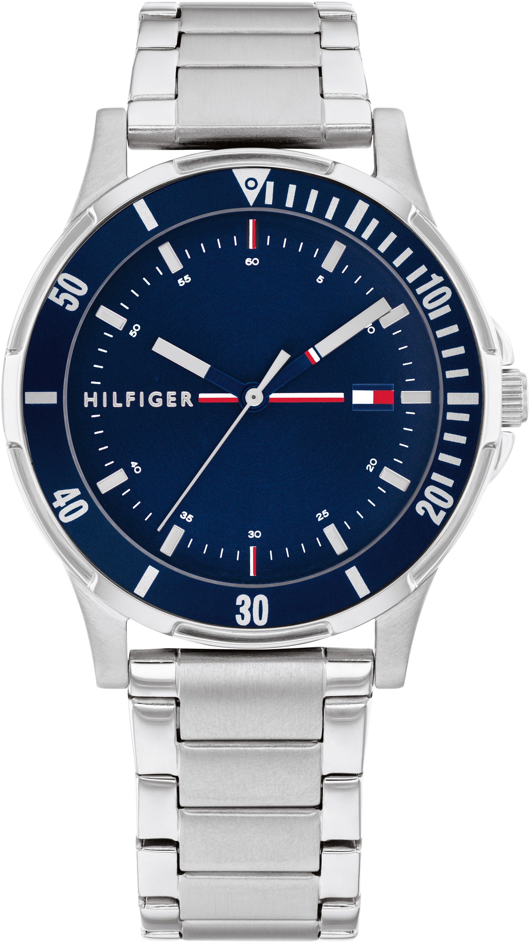 Tommy Hilfiger Quarzuhr BOYS, 1720018, Kinderuhr, Armbanduhr, Lernuhr, Jungen, Schulanfang, Geschenkidee