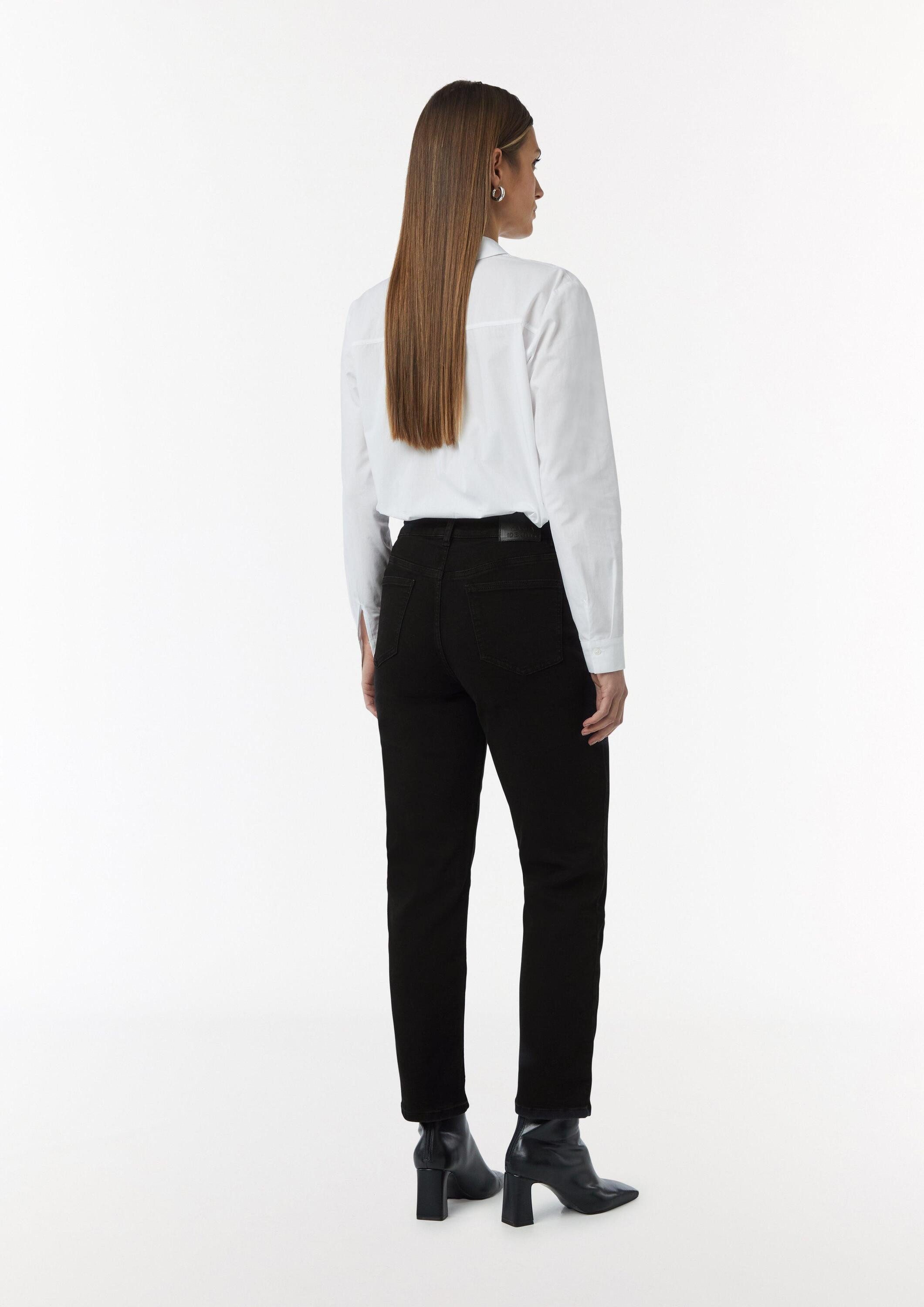 comma Regular-fit-Jeans Jeans-Hose Straight-Leg-Jeans aus Baumwollstretch