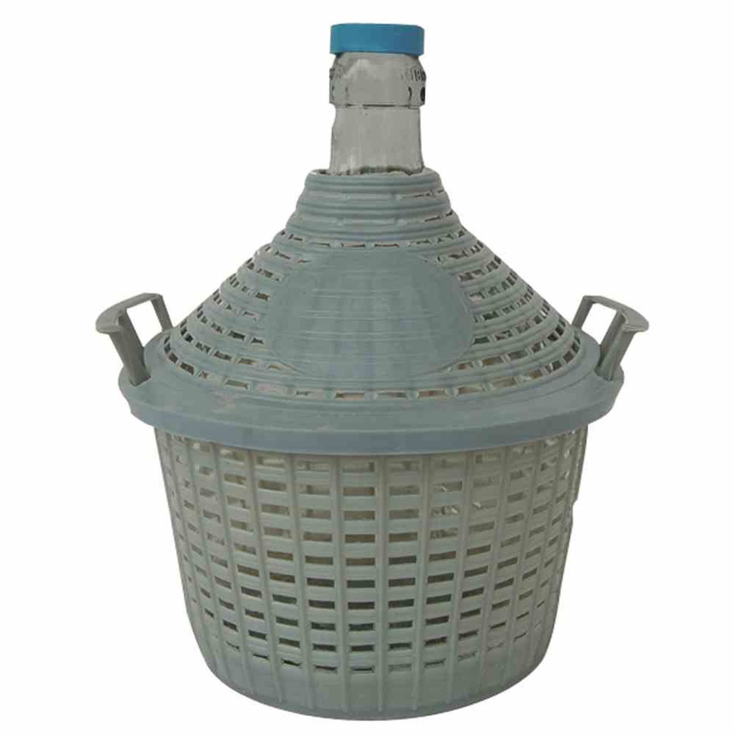 Steinzeug-Schmitt Vorratsglas Korbflasche 25 l, Glas