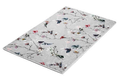 Kleine Wolke Bademantel Kleine Wolke Badteppich FLORES (LBH 90x60x1 cm) LBH 90x60x1 cm bunt