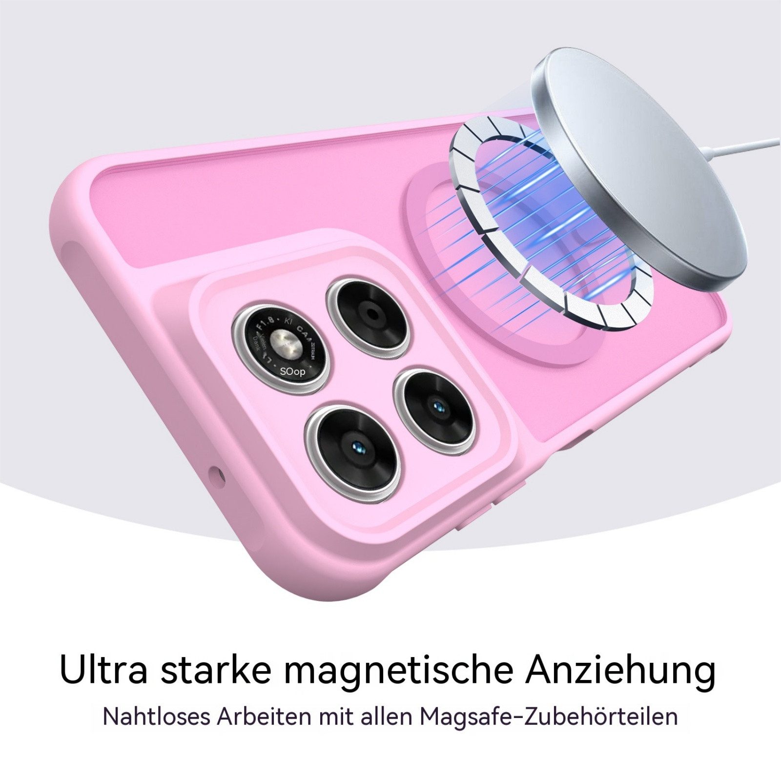 betterfon Handyhülle für Motorola Modelle,Magsafe Hülle Magnet Case, Magnetisches Laden, kompatibel mit kabellosem Ladezubehör – Bild 5 von 5