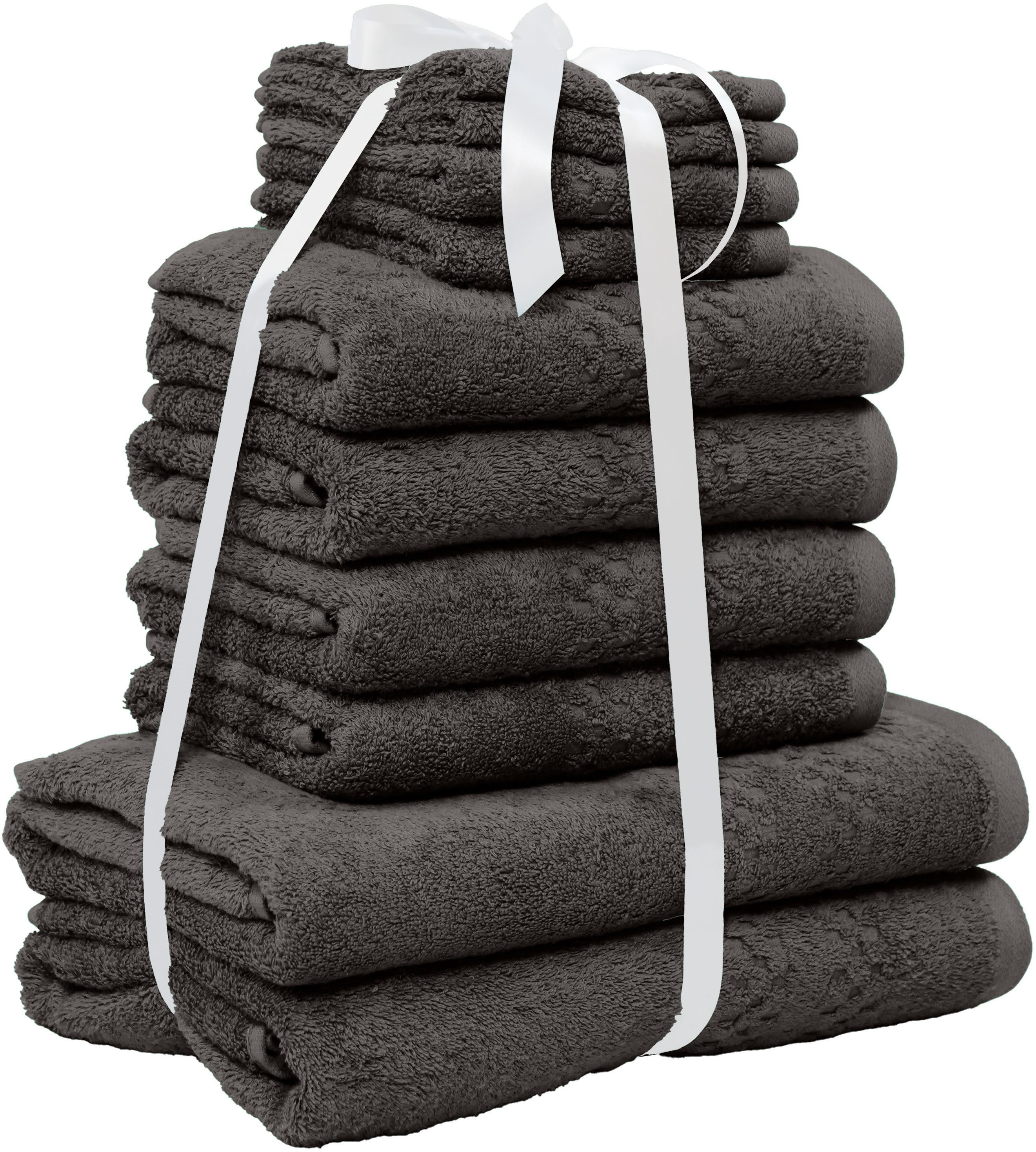 OTTO home Handtuch Set Regona, als 10 tlg Set und Serie, Premium Handtücher, 500 gr/m², Frottier (Set, 10-St), Duschtücher, Handtücher, Gästetücher, Seiftücher, 5 Jahre Garantie