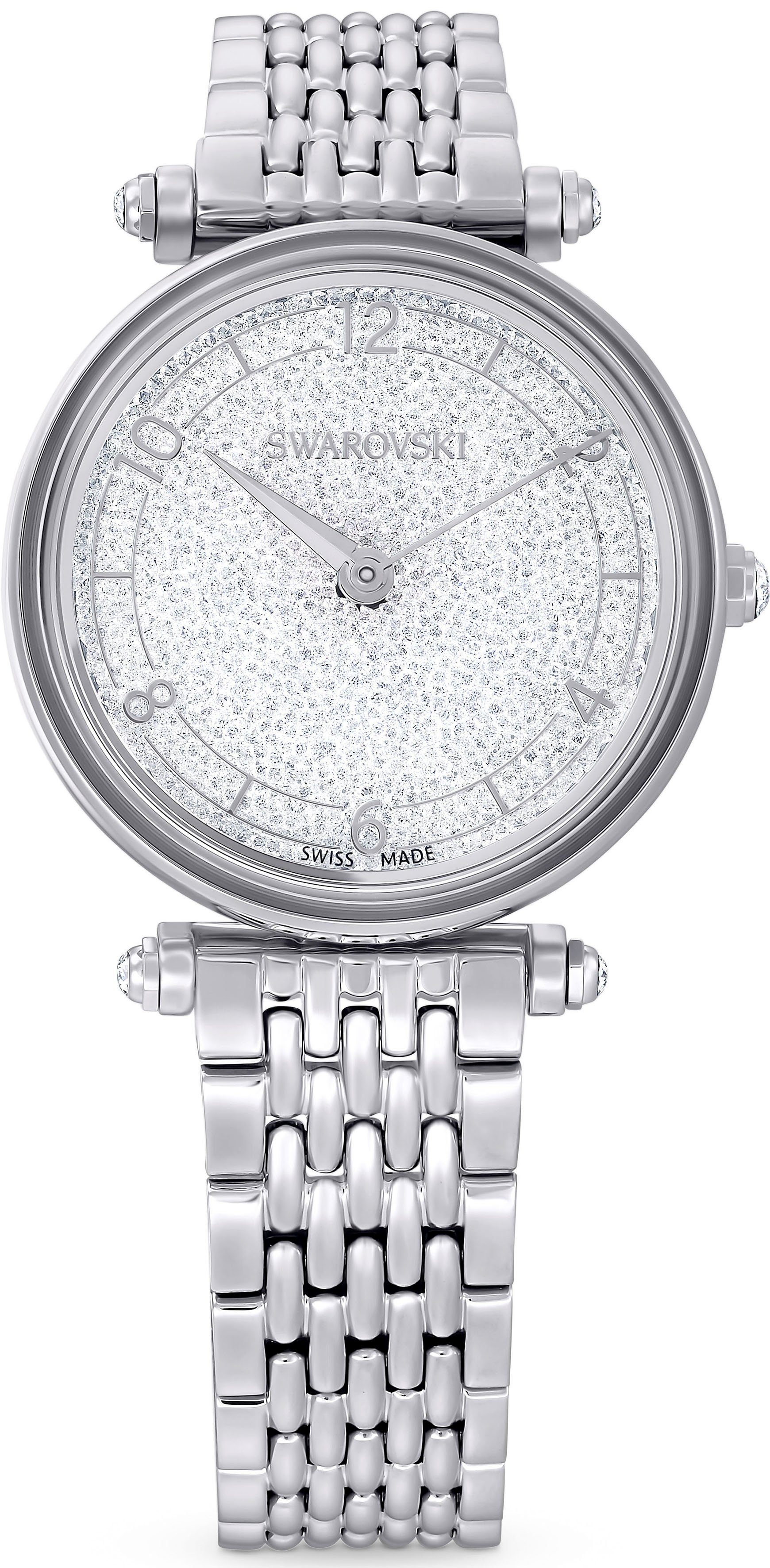 Swarovski Schweizer Uhr CRYSTALLINE WONDER, 5656929 silber