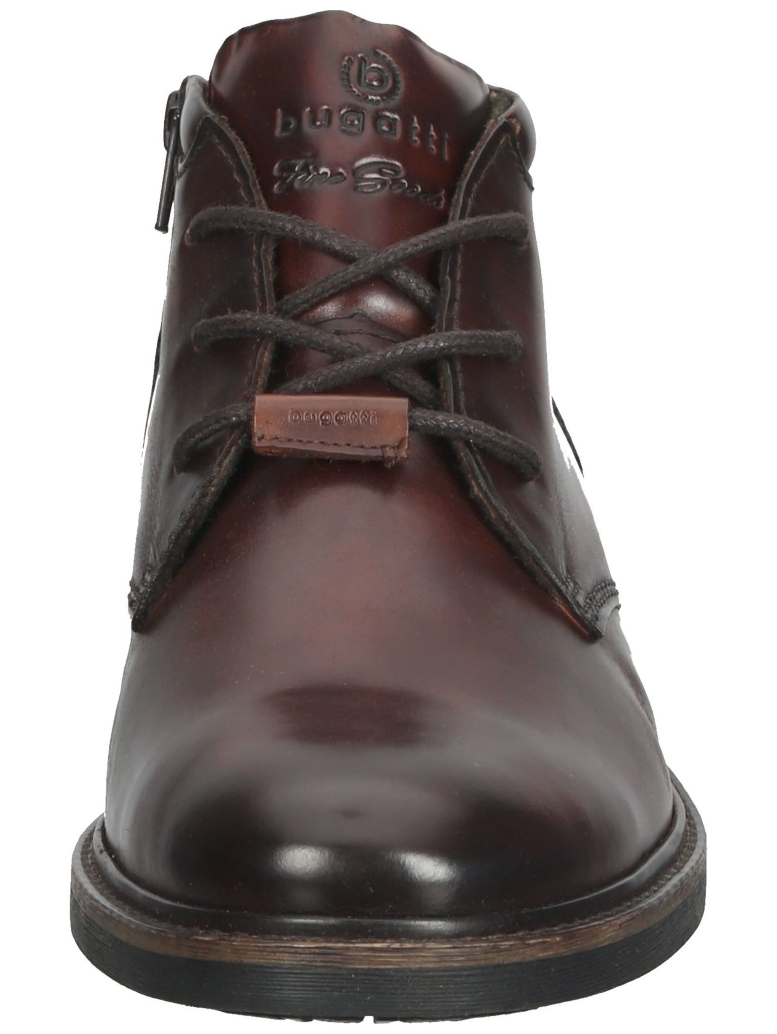 bugatti Stiefelette Nappaleder Schnürstiefelette