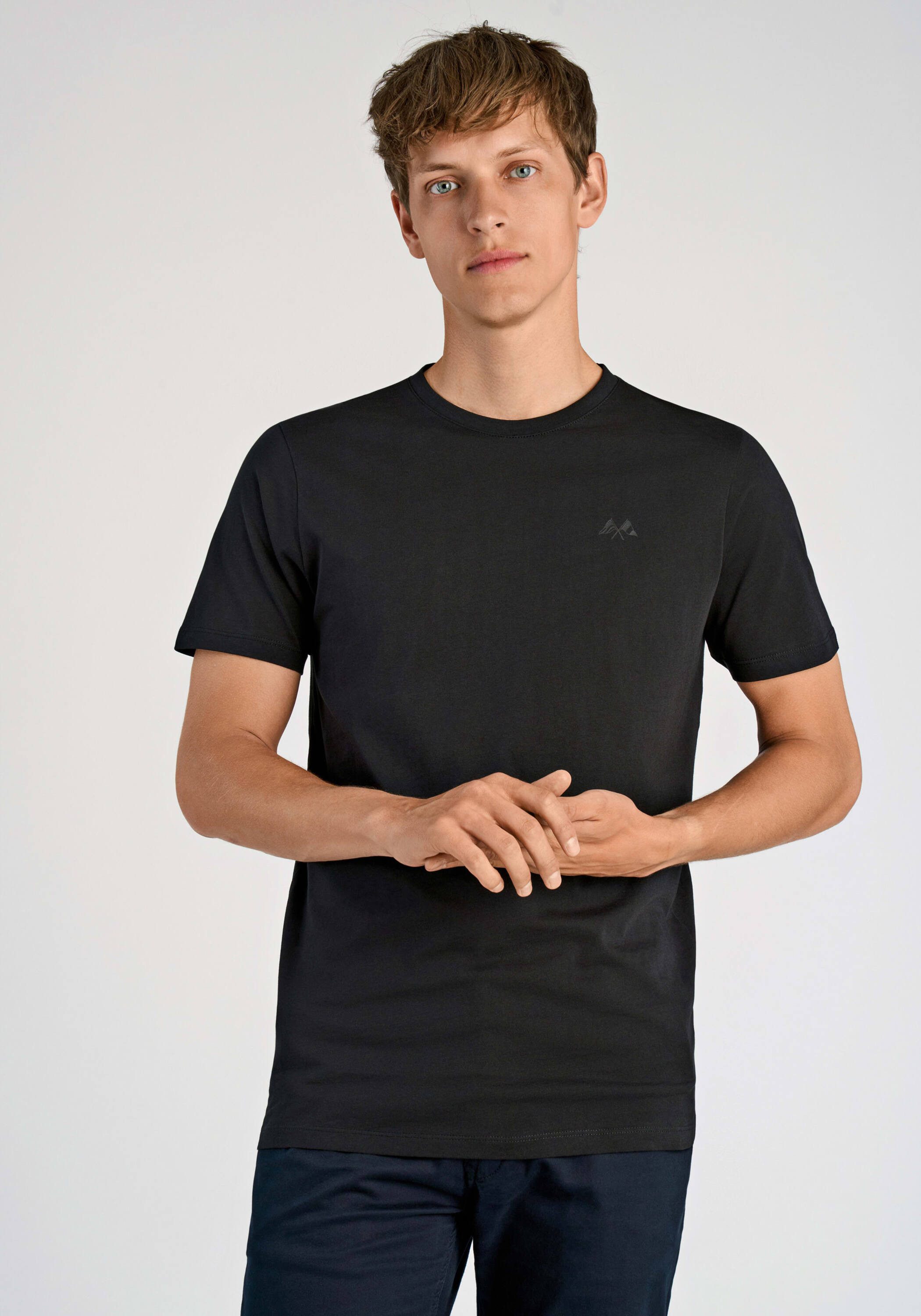 LINDBERGH Kurzarmshirt T-Shirt (Kurzarm) Relaxed Fit