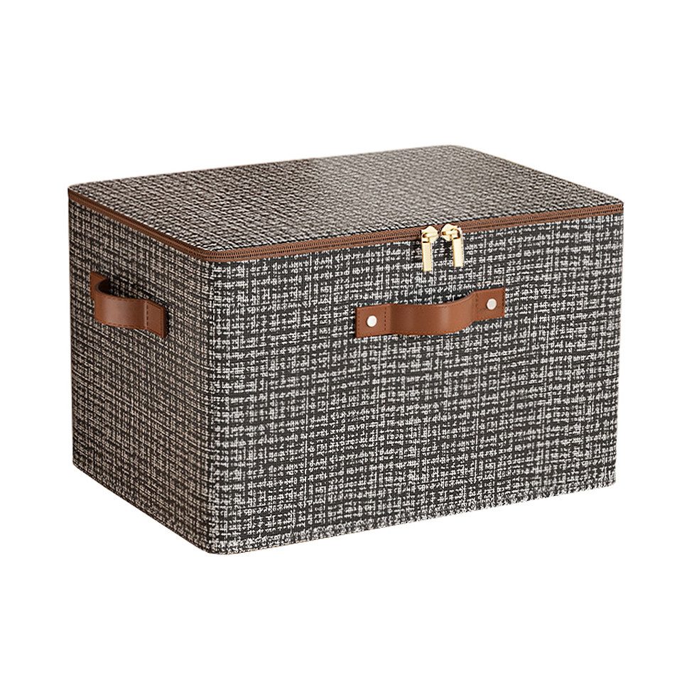 Coonoor Хранилищаsbox Vliesstoff Хранилищаsbox, Kleiderschrank Organizer, Faltbare Хранилищаsbox, Reißverschluss-Aufbewahrungsbox mit Deckel