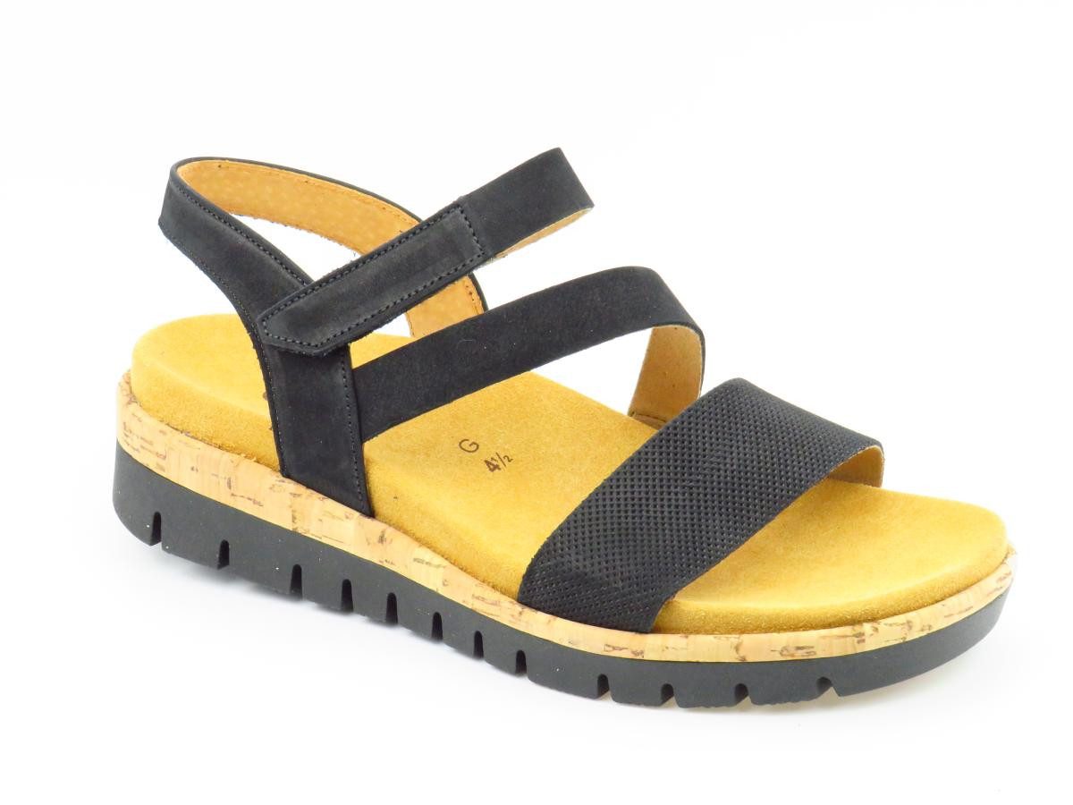 Gabor Nubuk schwarz Kork Sneaker
