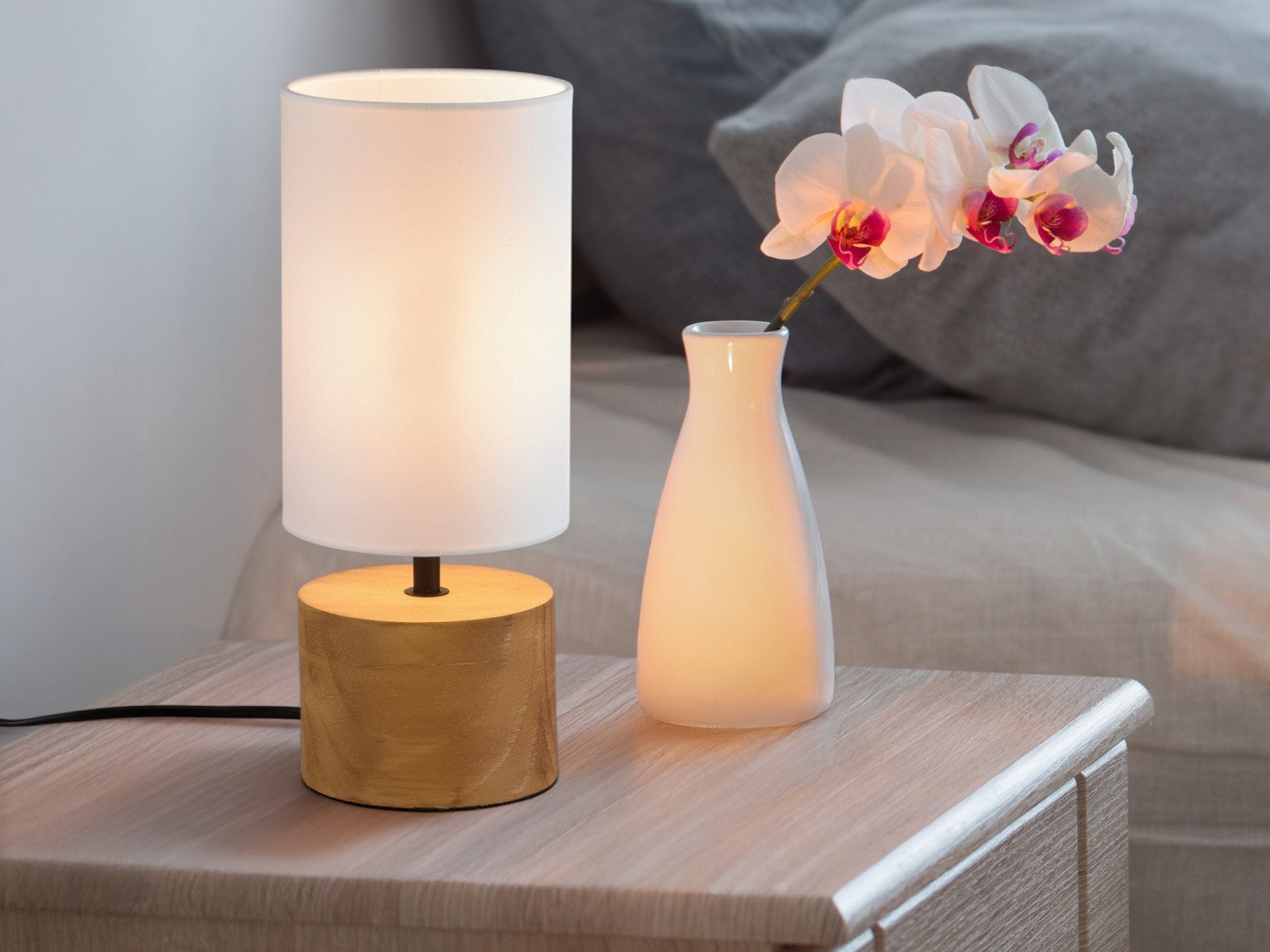 Reality Leuchten LED Nachttischlampe, Dimmfunktion, LED günstig online kaufen