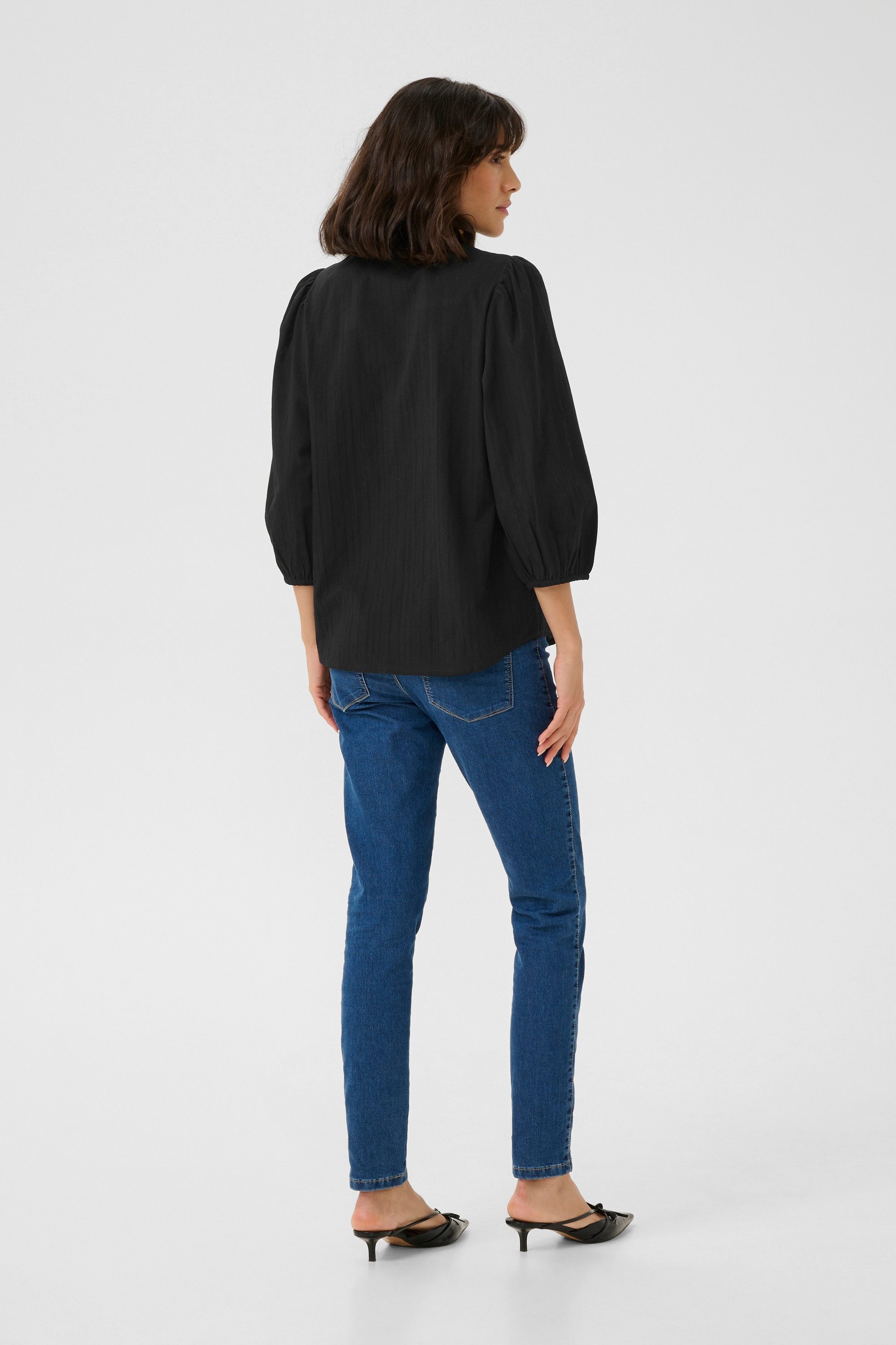 KAFFE Langarmbluse Langarm-Bluse KAjollia
