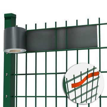 Karat Sichtschutzstreifen PVC-Sichtschutzstreifen für Gittermatten-Zäune, viele Farben, Mit Befestigungsclips