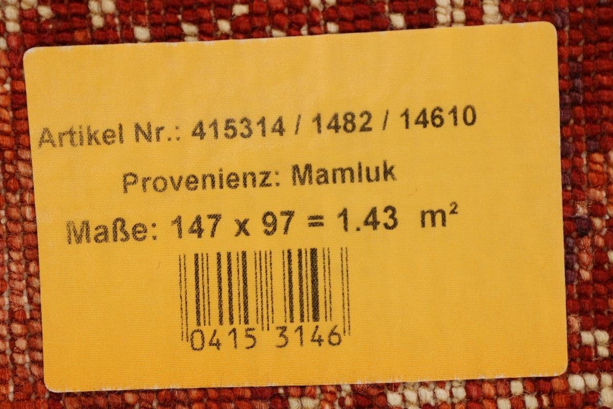 Mamluk Orientteppich, rechteckig, Höhe: Handgeknüpfter Gol 6 mm Nain Trading, 96x148 Orientteppich