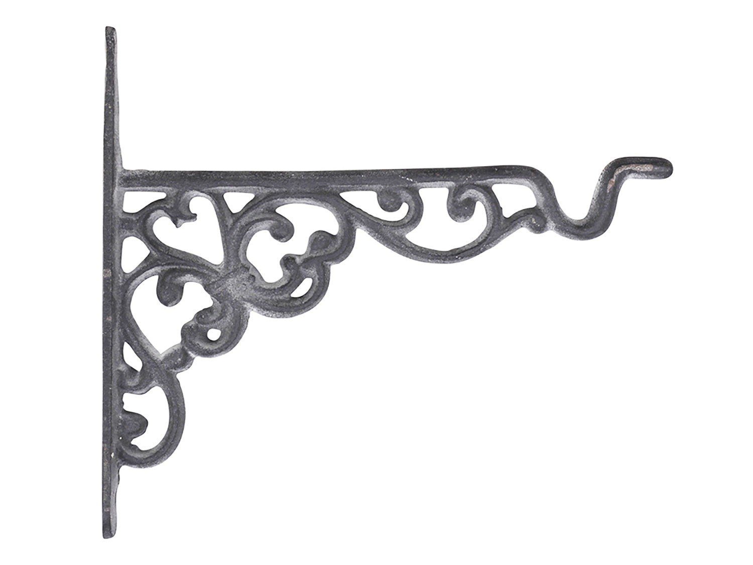 Wandträger Wandaufhang für Laternen H17/L19/B2 cm antique grau, Chic Antique, (1-St)