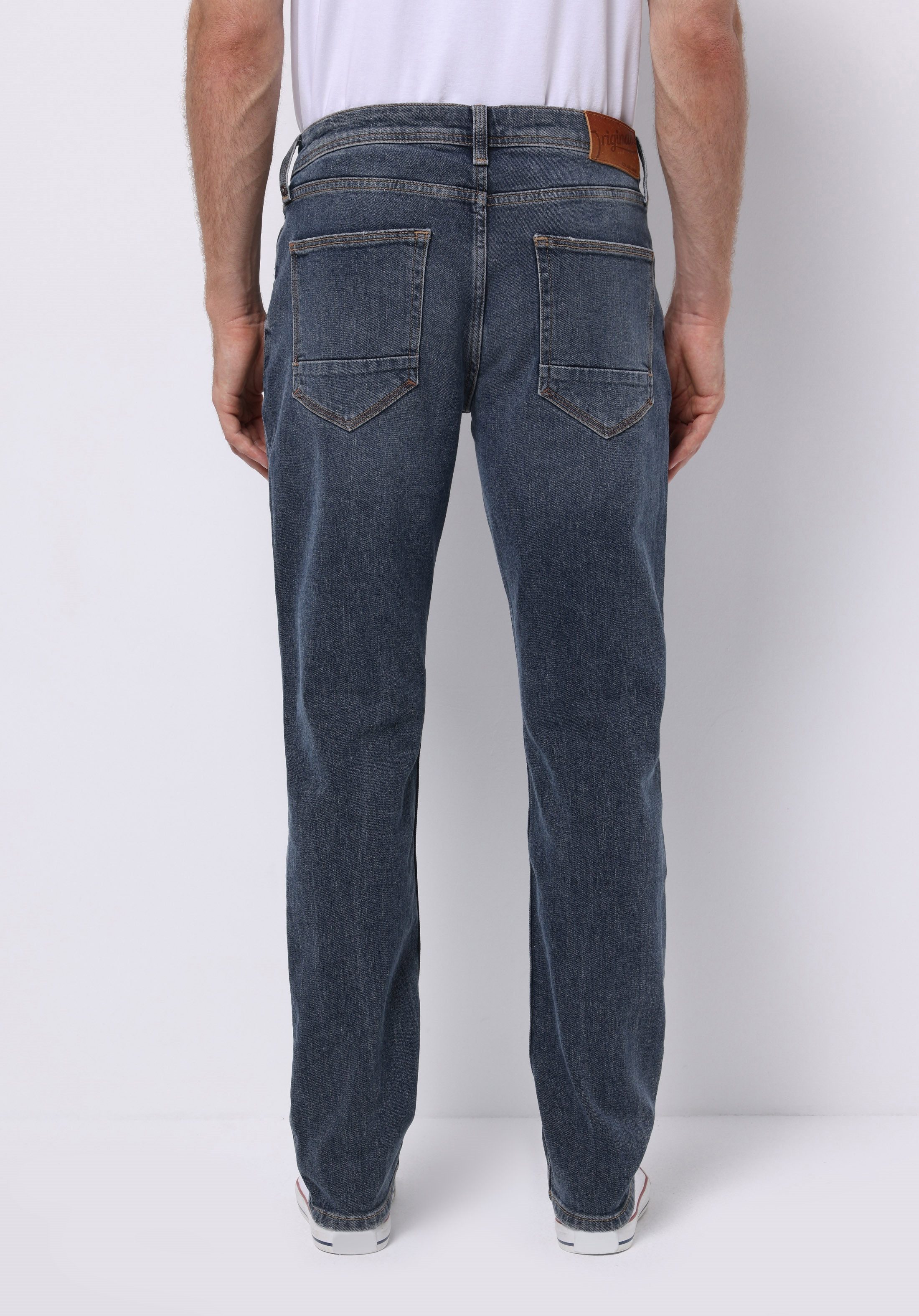 Colins 5-Pocket-Jeans Colins Straight Fit Indigo-Jeans günstig online kaufen