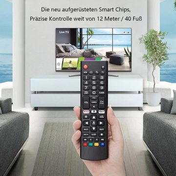 GelldG Universal Fernbedienung für LG Smart-TV LCD LED 3D HDTV AKB75095307 Fernbedienung