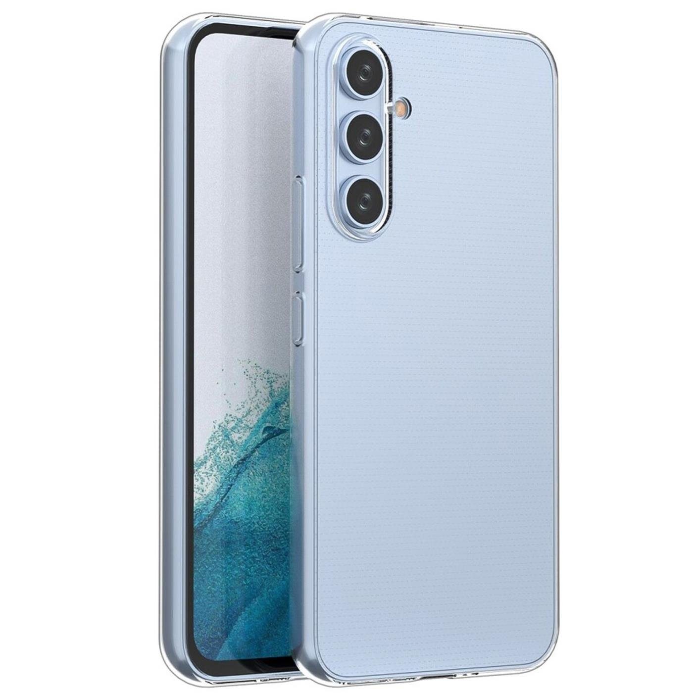 CoolGadget Handyhülle Transparent Ultra Slim Case für Samsung Galaxy A54 5G 6,4 Zoll, Silikon Hülle Dünne Schutzhülle für Samsung A54 5G Hülle