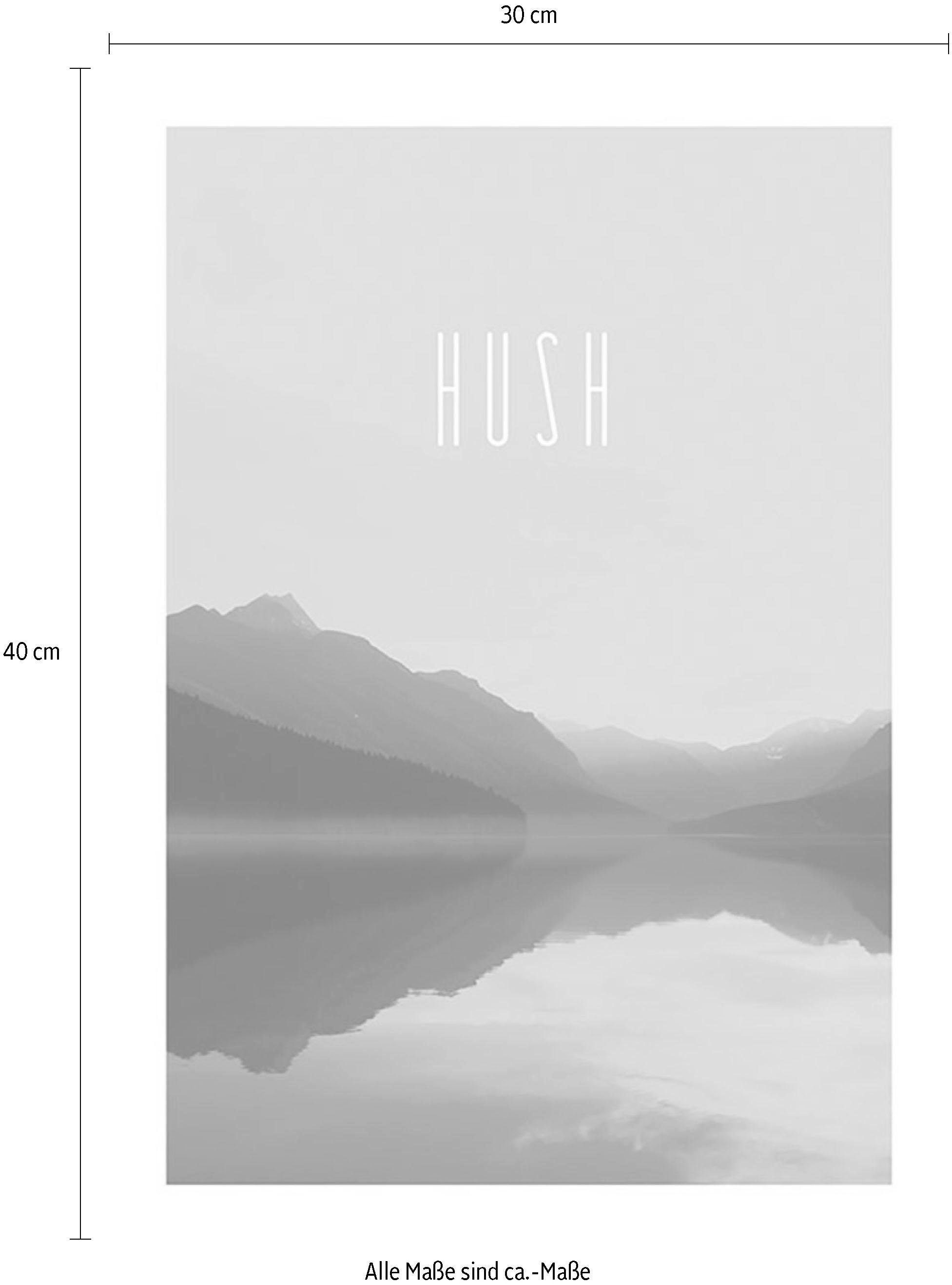 Natur St), Wohnzimmer Hush Word (1 Komar Schlafzimmer, Kinderzimmer, Lake Poster Sand,