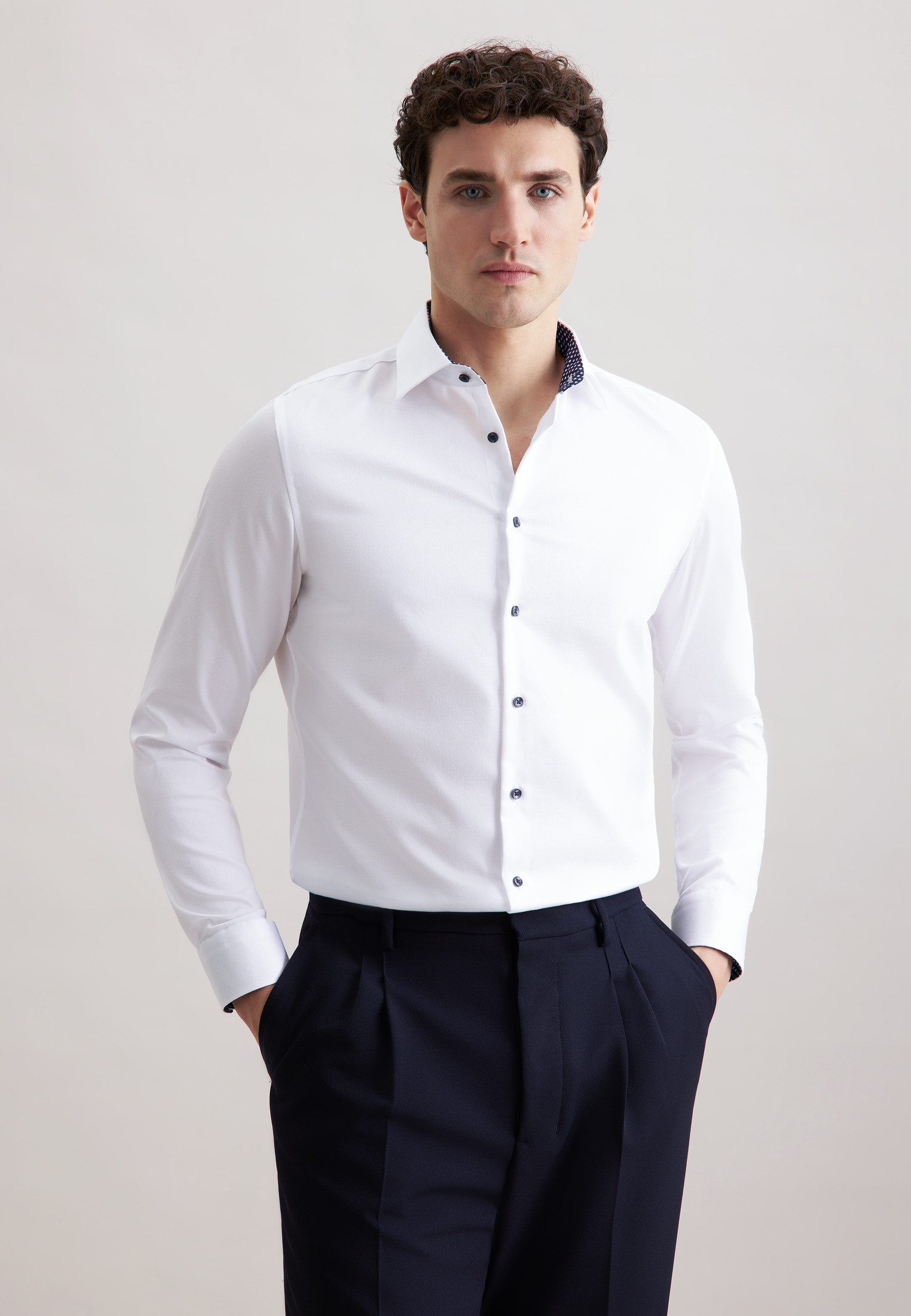 Businesshemd Schwarze Rose