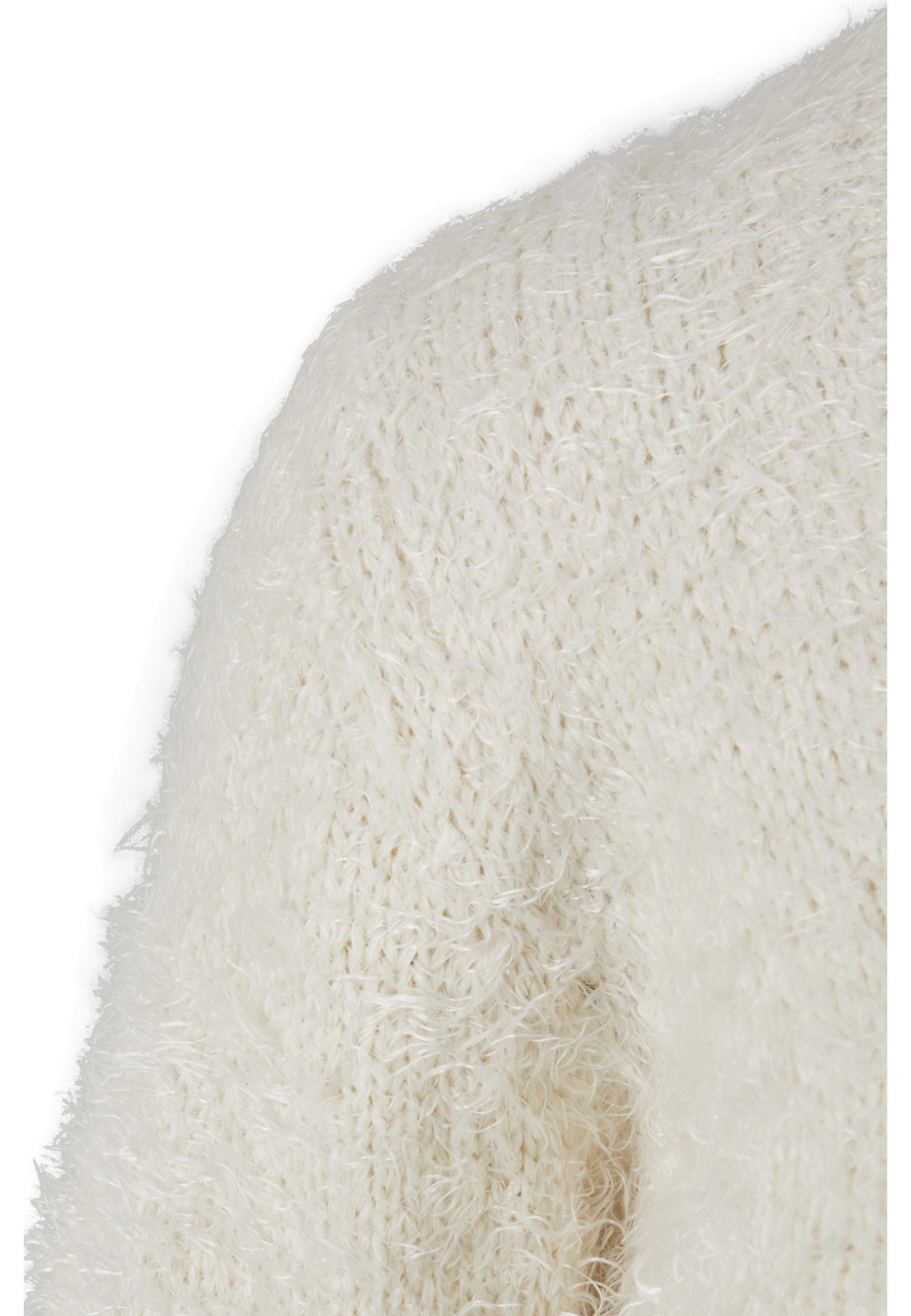 URBAN CLASSICS Strickjacke Urban Classics Damen Ladies Tied Cropped Feather Cardigan (1-tlg) – Bild 4 von 5