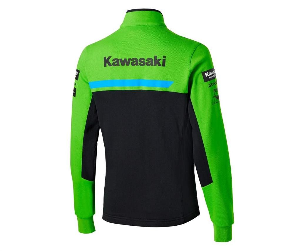 Kawasaki Sweatjacke Kawasaki WSBK Team Replika Sweatshirt Jacke Damen