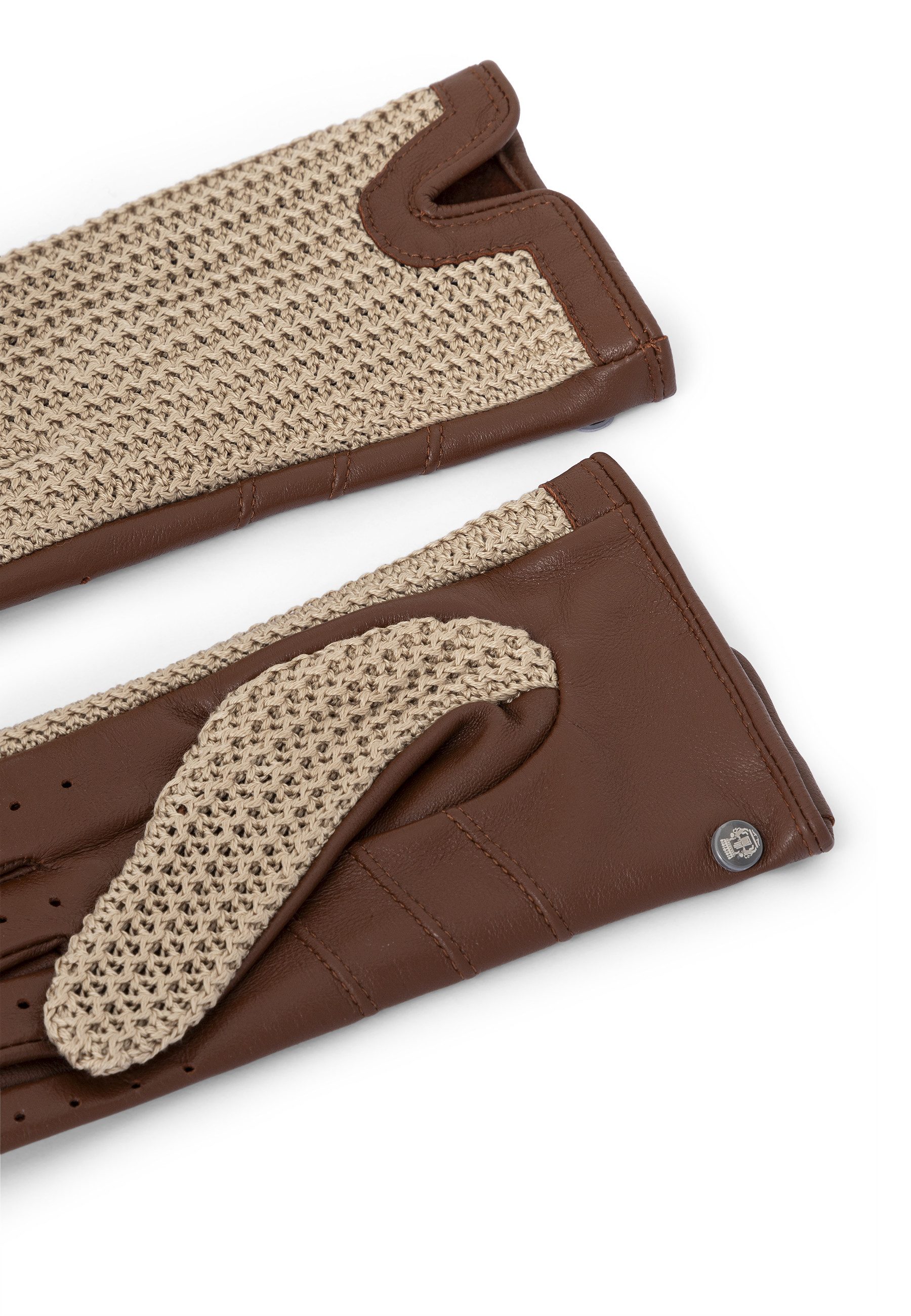 Roeckl Lederhandschuhe SANREMO Crochet Fingerhandschuhe mit Touch Funktion günstig online kaufen