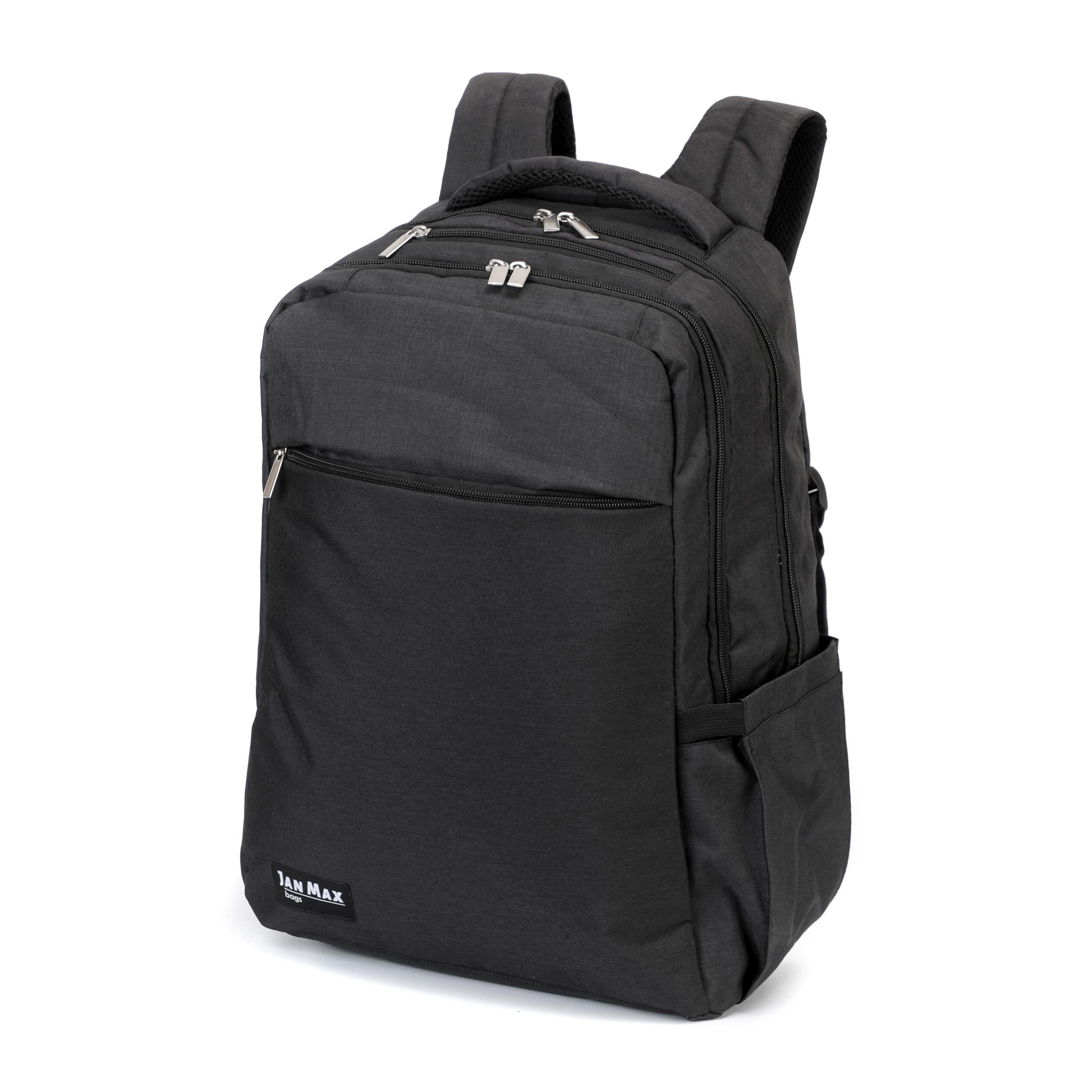 JAN MAX Laptoprucksack Jan Max Laptoprucksack, 15 Zoll Notebook Rucksack für Männer und Frauen Schule, Uni und Arbeit