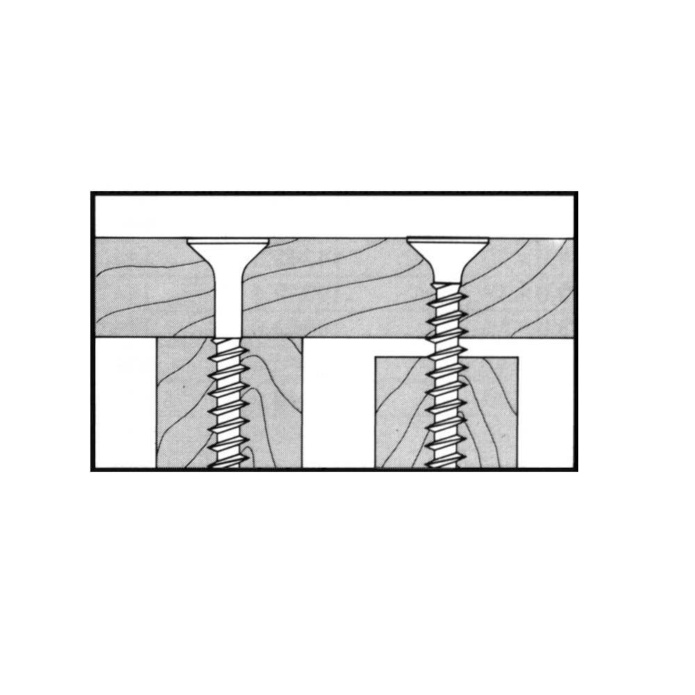 ARLI Spanplattenschraube 500 Universal- Spanplattenschrauben), St., mm Spanplattenschraube Torx 60 oder 500 Senkkopf 4 Teilgewinde, x x Mehrzweckschrauben (Set