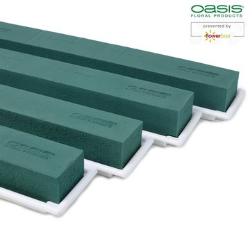 Oasis Schaumgummi OASIS® Table Deco Maxi - 48 x 9 x 5cm - 4 St. - weiß