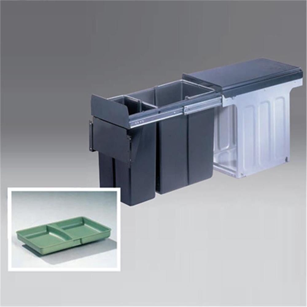 WESCO Einbaumülleimer 885301-11 Profiline Bio-Double 30 BM