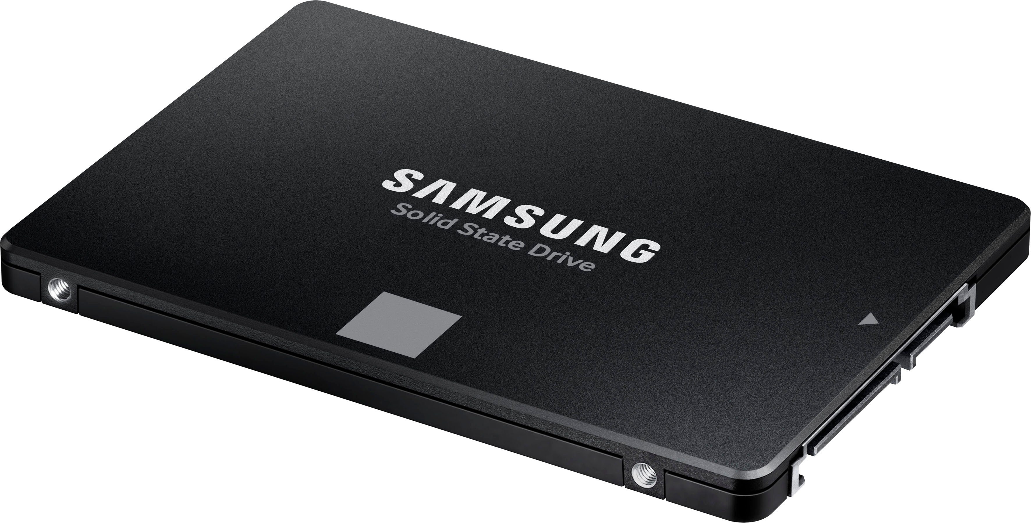 Samsung 870 EVO interne SSD (500 GB) 2,5" 560 MB/S Lesegeschwindigkeit, 530 MB/S Schreibgeschwindigkeit