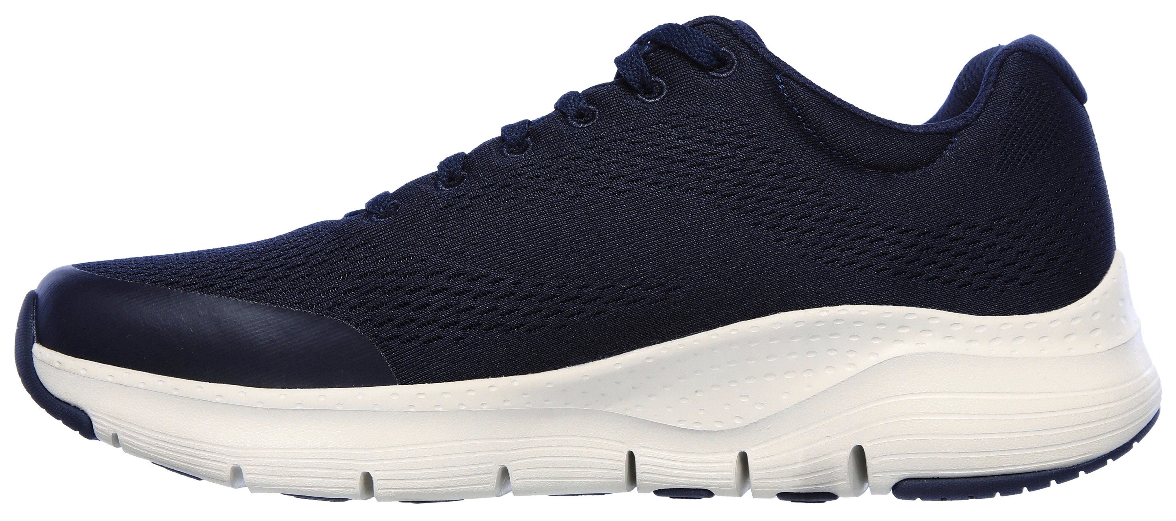 Fit-Innensohle dunkelblau weiß mit Sneaker Arch FIT Skechers ARCH /