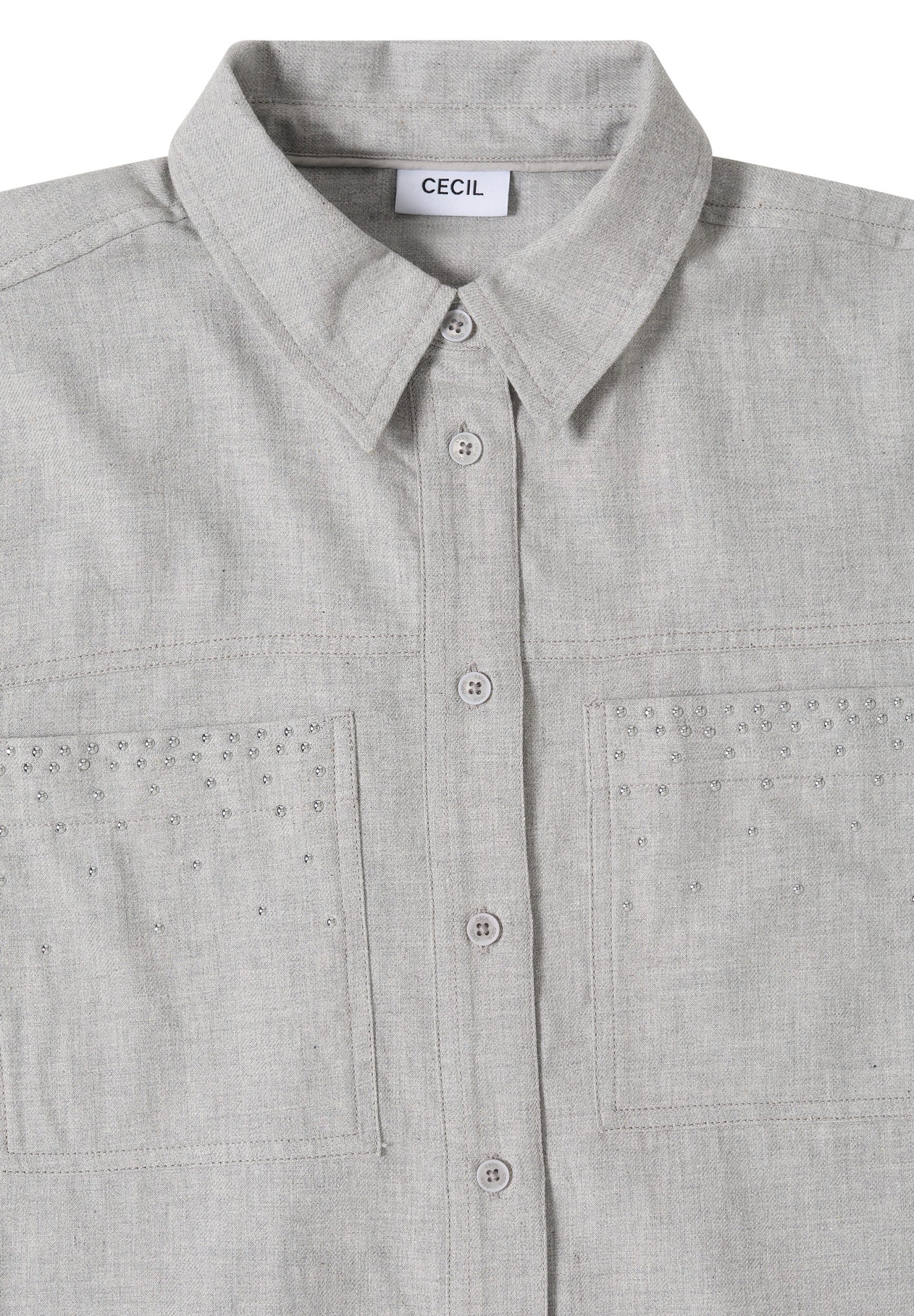 CECIL Langarmbluse Flanell Blouse günstig online kaufen