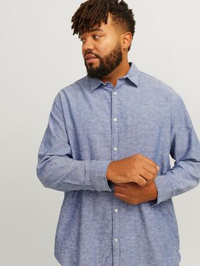 Jack & Jones PlusSize Langarmhemd JJELINEN BLEND SHIRT LS SN PLS