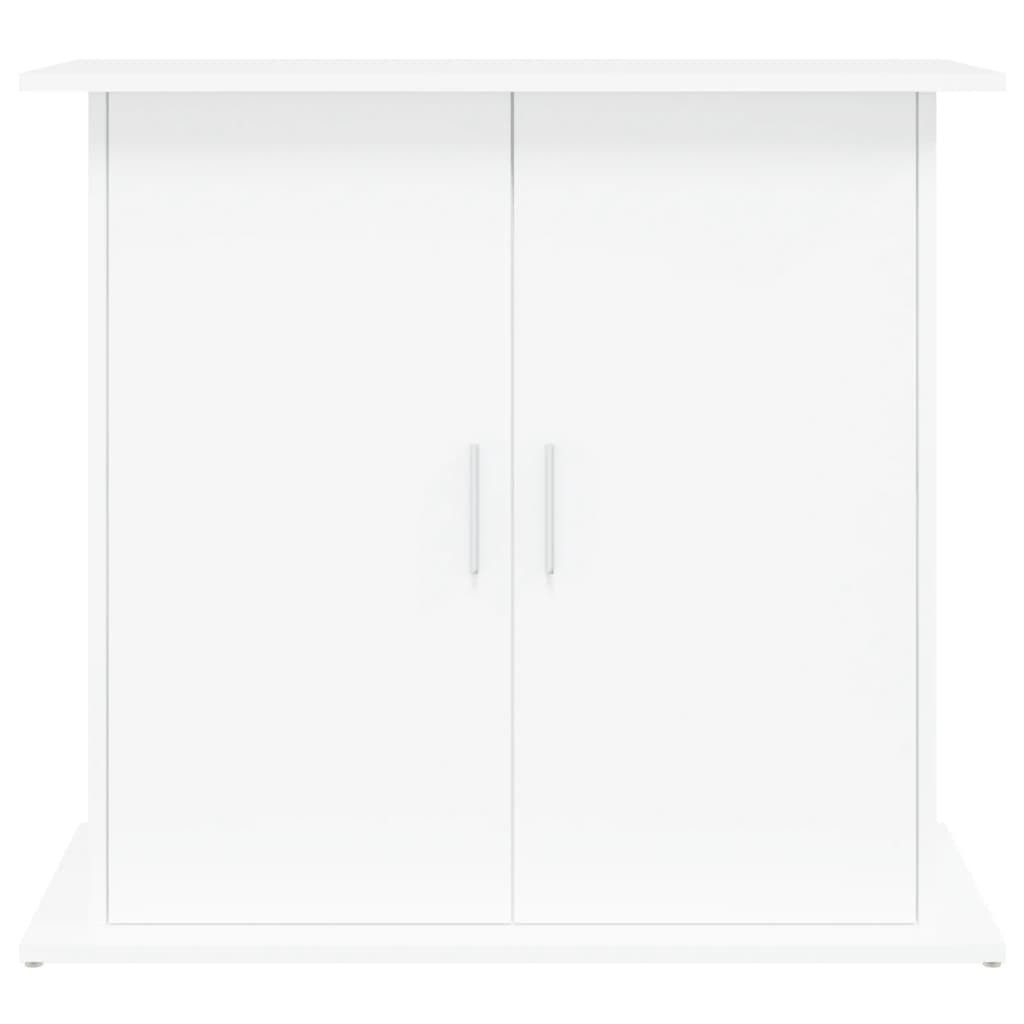 furnicato Aquariumunterschrank Aquariumständer 81x36x73 cm Weiß Aquariumschrank mit 4 Türen und viel Stauraum für dein Zubehör – Bild 3 von 5