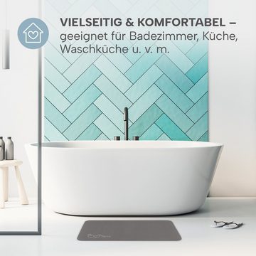 Badematte Spa EASYmaxx, rutschhemmend beschichtet, PVC, rechteckig, Antirutsch-Oberfläche mit besonders absorbierenden Material