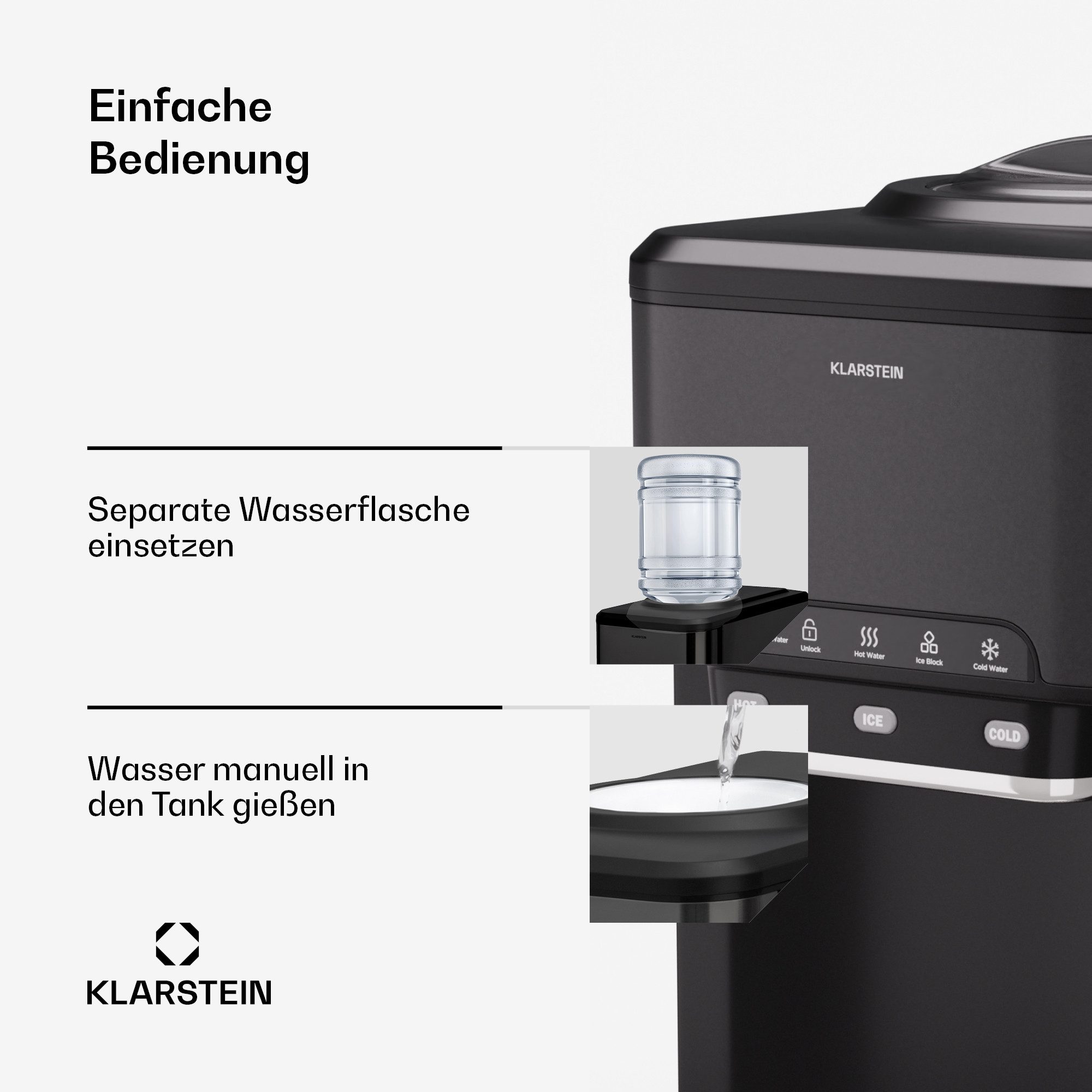 Klarstein Eiswürfelmaschine Aqueous