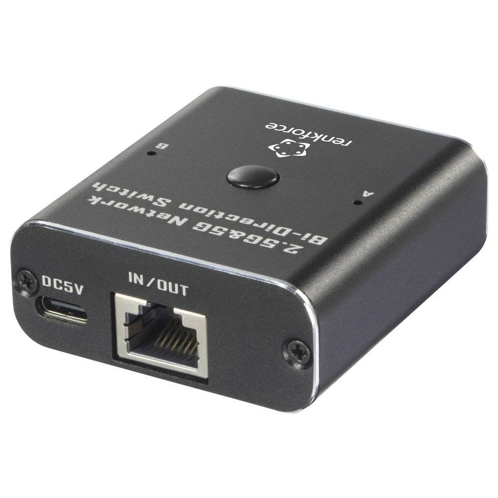 Renkforce RF-EW-700 Netzwerk Switch RJ45 2 Port 5 GBit/s USB-Stromversorgung Netzwerk-Switch (USB-Stromversorgung)