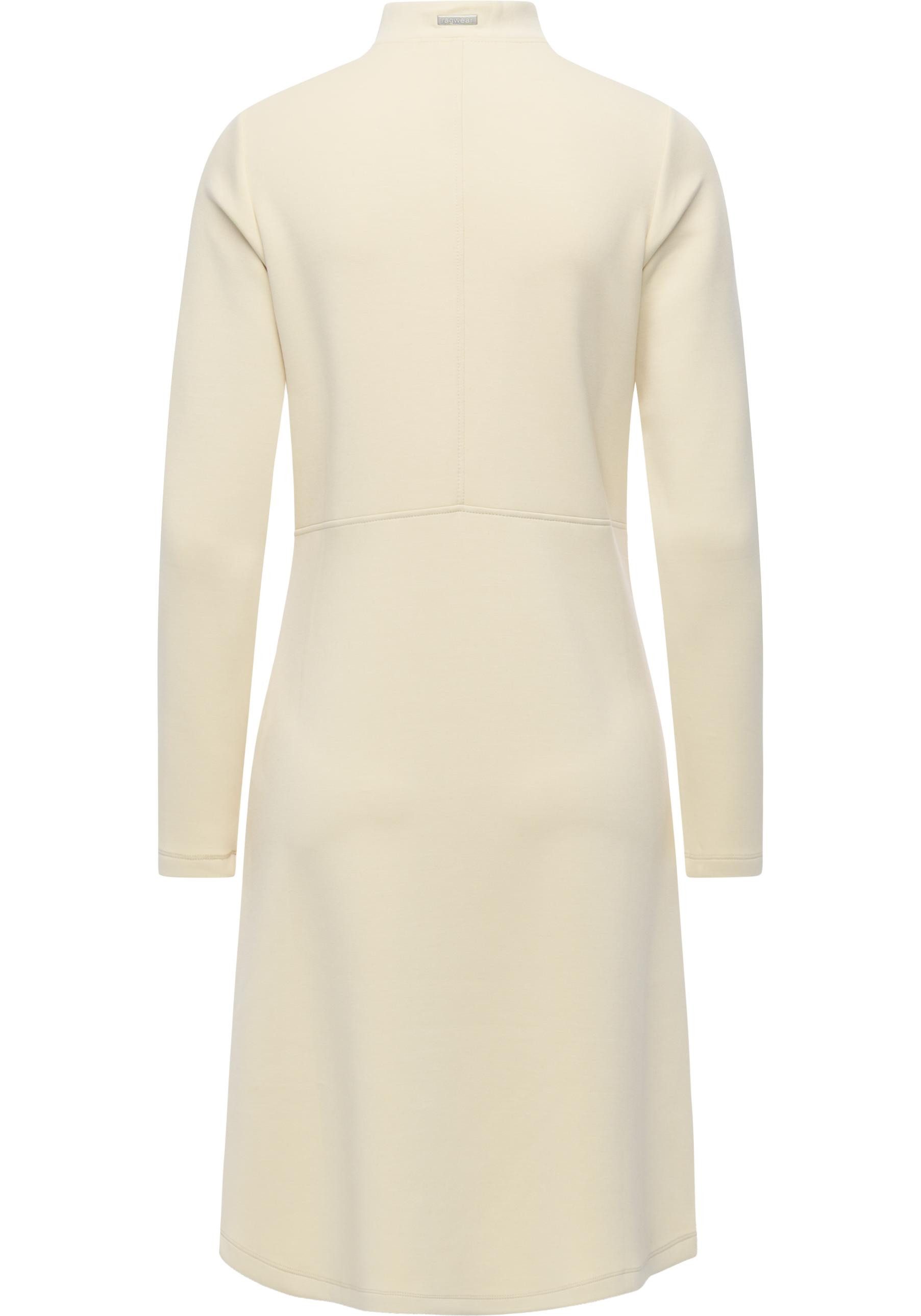 Ragwear A-Linien-Kleid Leavie Modisches Damen Sweatkleid mit Stehkragen